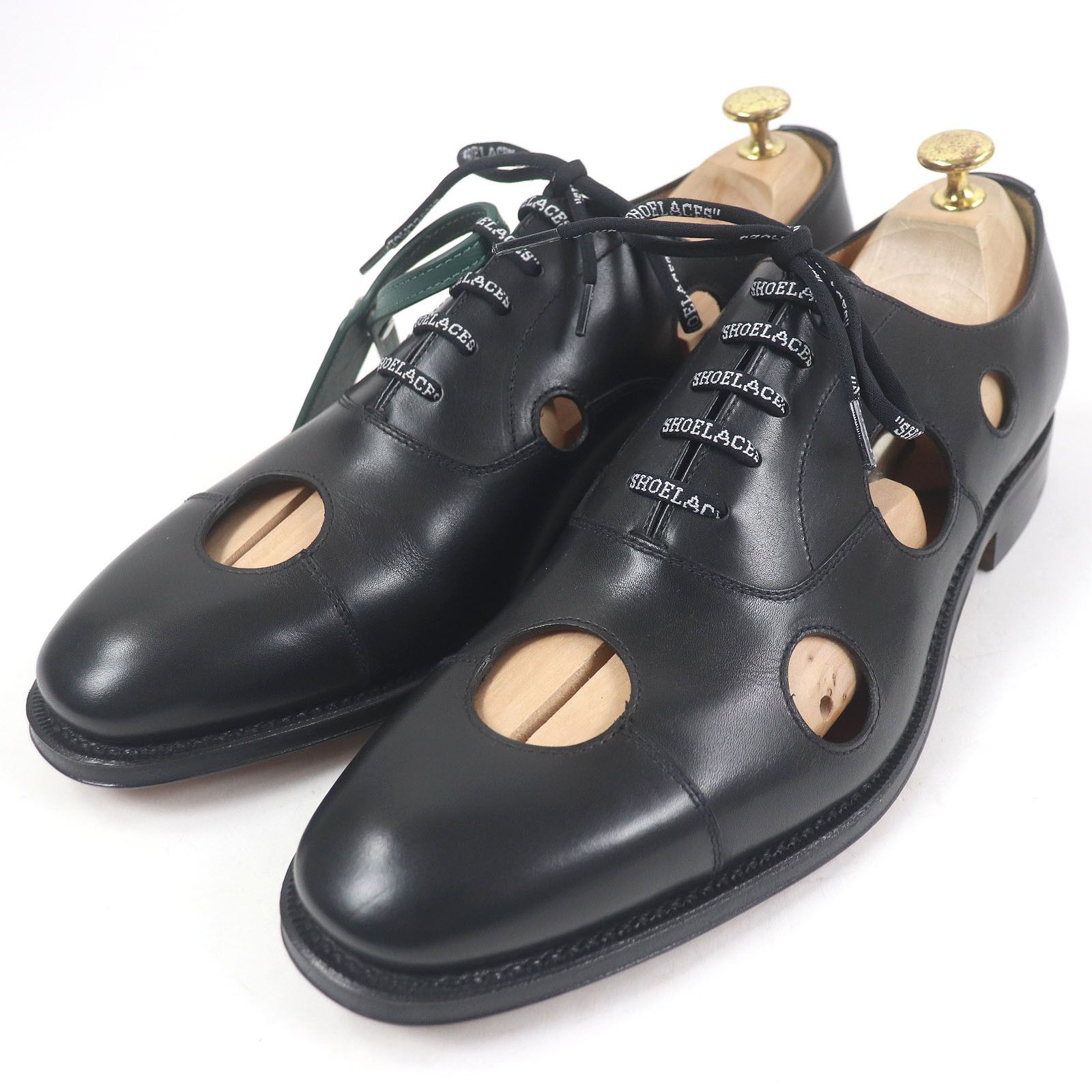 Off White Off-White Church's Consulting Meteor Leather Dress Shoes Leather Shoes in Black, Men's