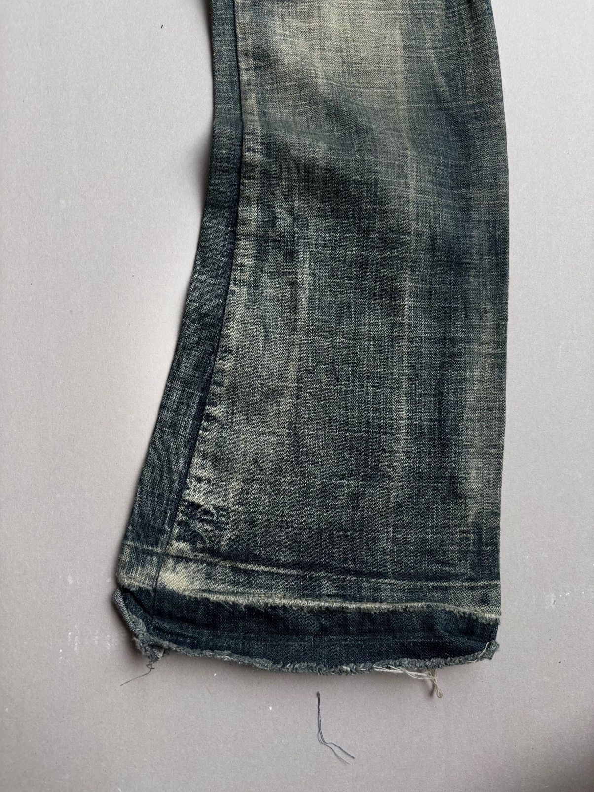 Japanese Brand Glad news flare jeans Size US 29 - 5 Thumbnail