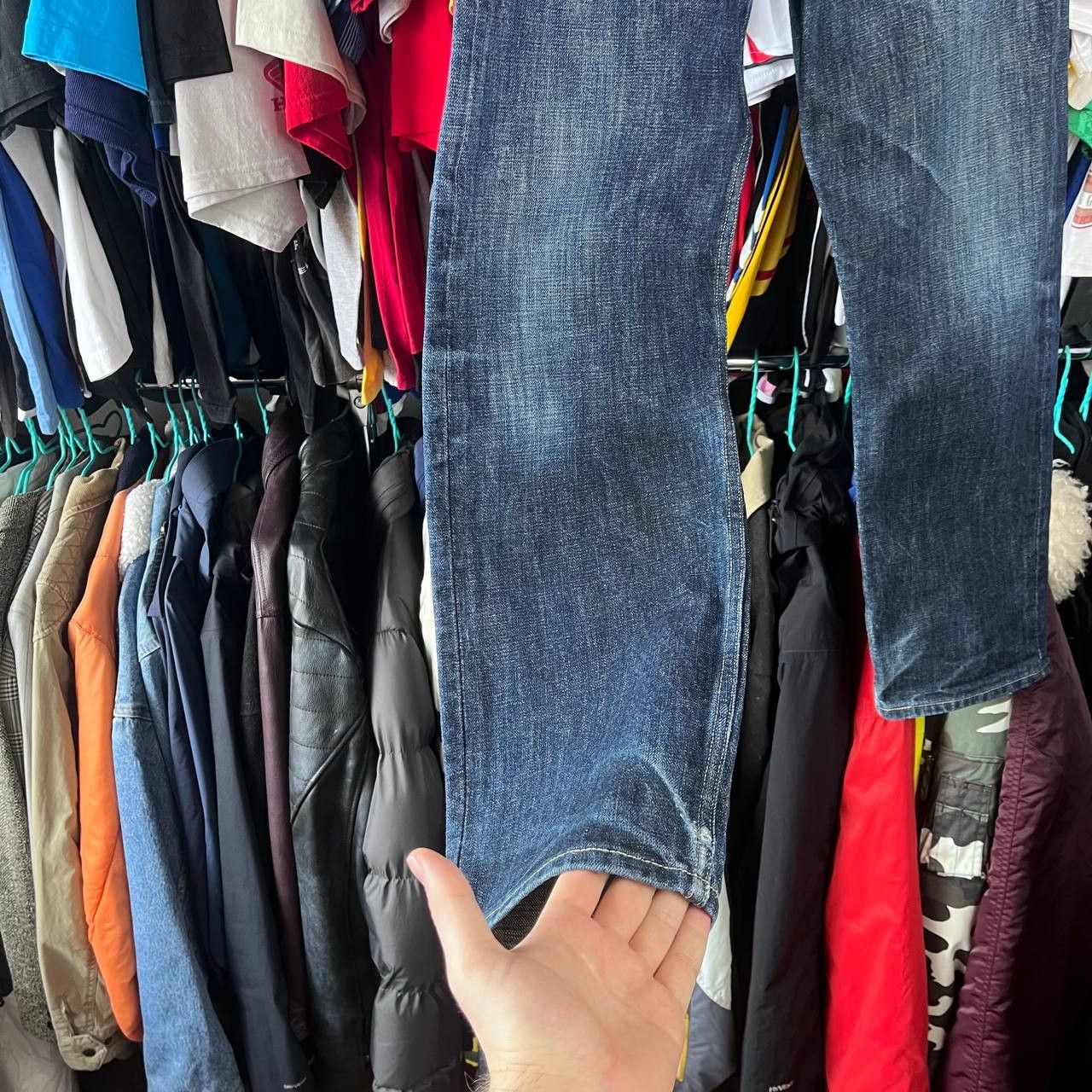 Levi's Levis 501xx Faded Distressed Denim Pants Made in Mexico Size US 34 / EU 50 - 10 Thumbnail