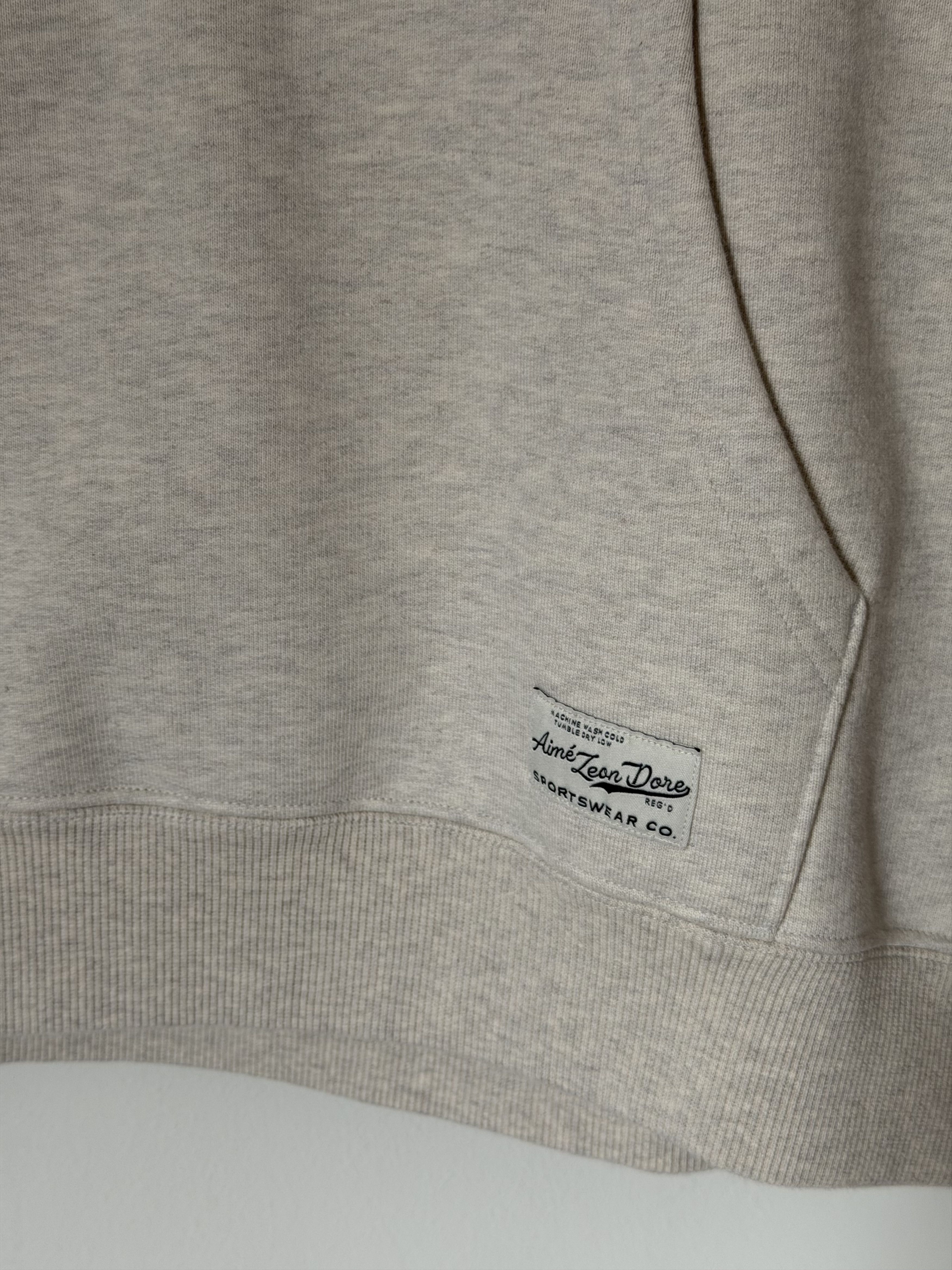Aime Leon Dore Aime Leon Dore Collegiate Logo Hoodie in Oatmeal Size US XL / EU 56 / 4 - 3 Thumbnail