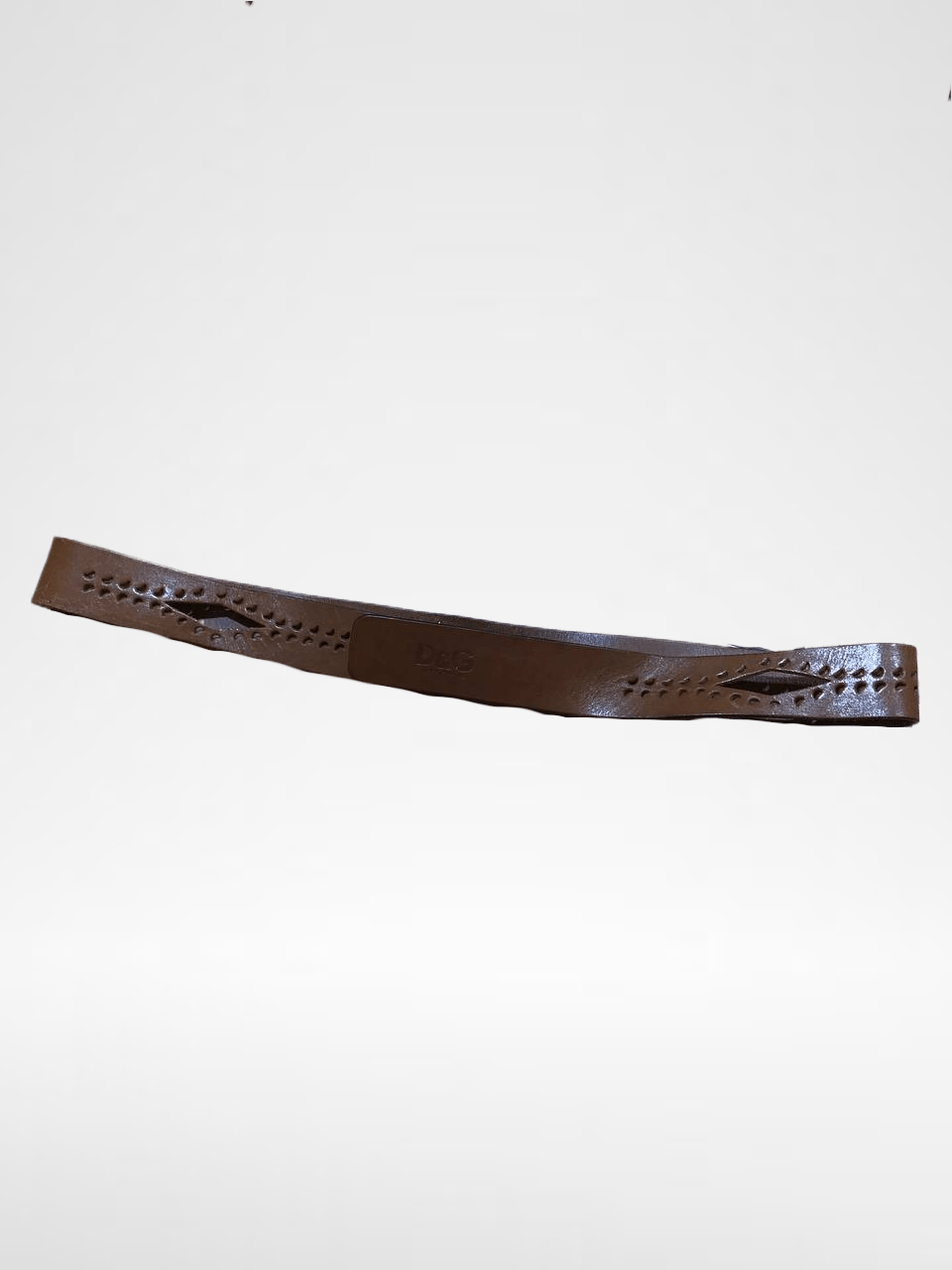 VINTAGE LUXURY Brown Belt Y2K Dolce&Gabbana