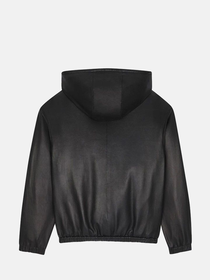 Saint Laurent Paris RRP $4K Saint Laurent Pullover Leather Hoodie Jacket Size US S / EU 44-46 / 1 - 2 Thumbnail