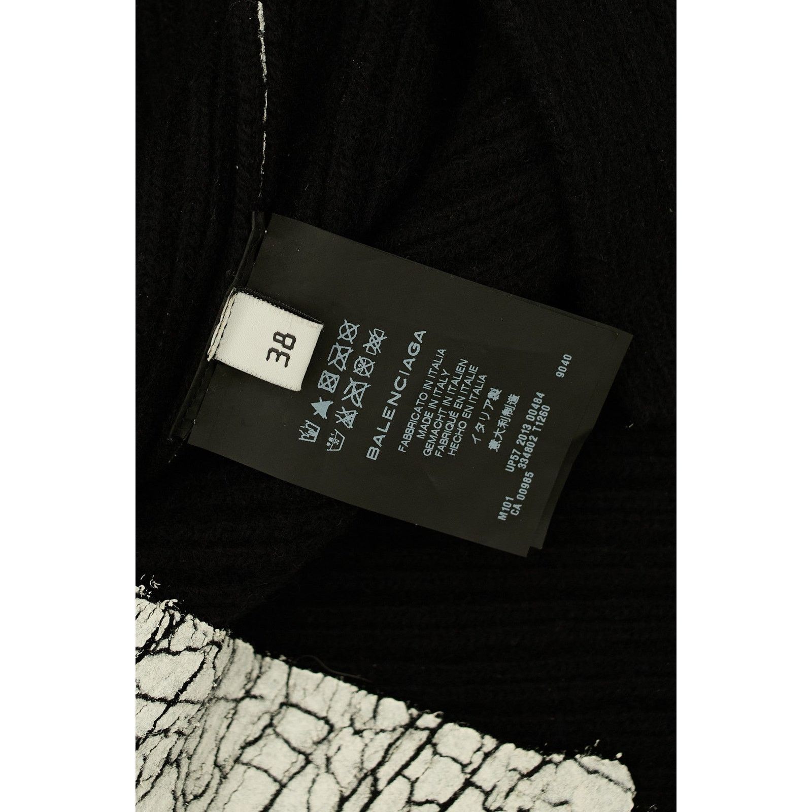 Balenciaga F/W 2013 Painted Wool Knit Dress Size XS / US 0-2 / IT 36-38 - 5 Thumbnail