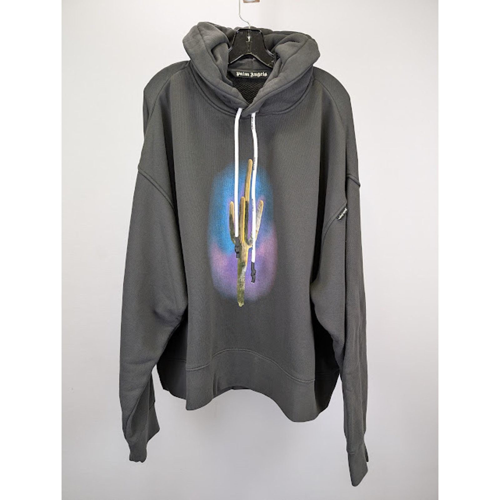 Palm Angels o1rshd1 Cactus Hoody Hoodie in Black / Green M Size US M / EU 48-50 / 2 - 1 Thumbnail