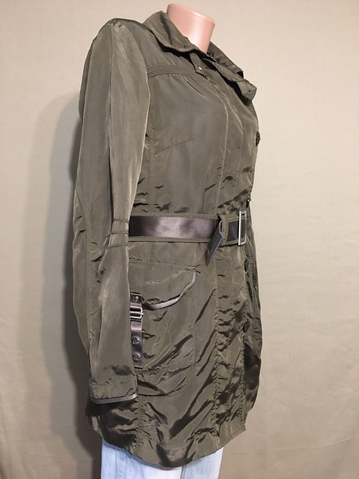 Peuterey Peuterey Khaki Casual Womens Water Mill Jacket IT 44 Size M / US 6-8 / IT 42-44 - 5 Thumbnail