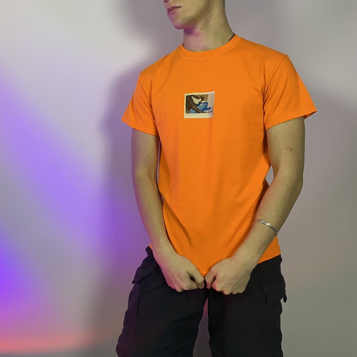 Kendall And Kylie × Kylie Jenner × Vintage 💋RARE💋 Kylie Jenner and Travis Scott Polaroid Print T-Shirt Size US S / EU 44-46 / 1 - 7 Thumbnail