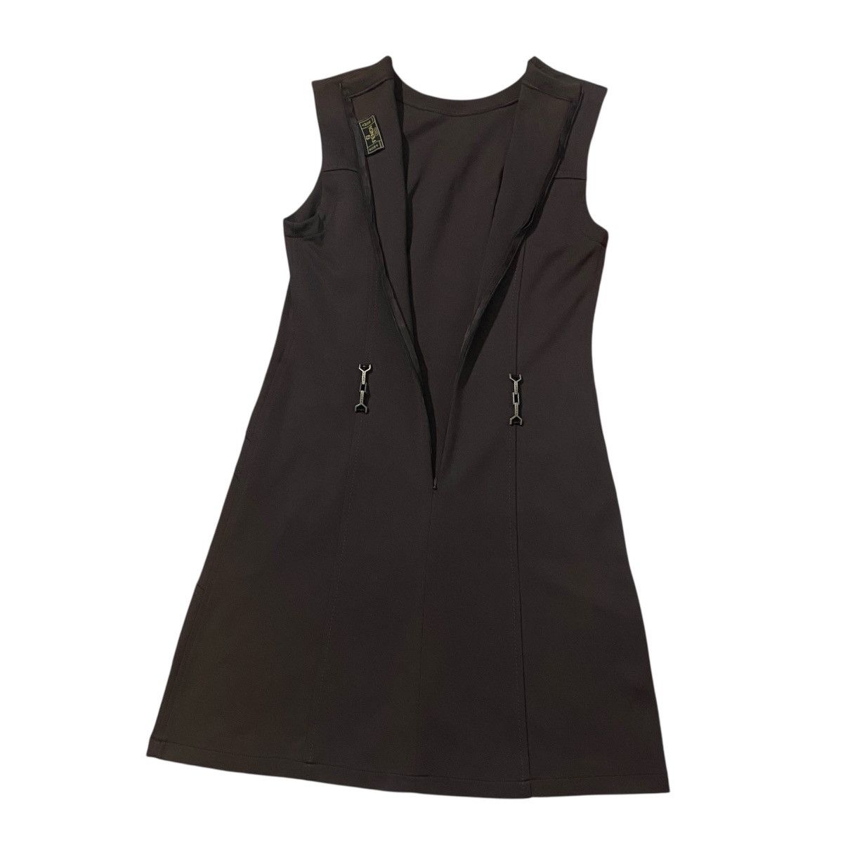 Fendi ‼️LAST DROP‼️Fendi Jeans Brown Sleeveless Dress Minimalist Size S / US 4 / IT 40 - 16 Thumbnail