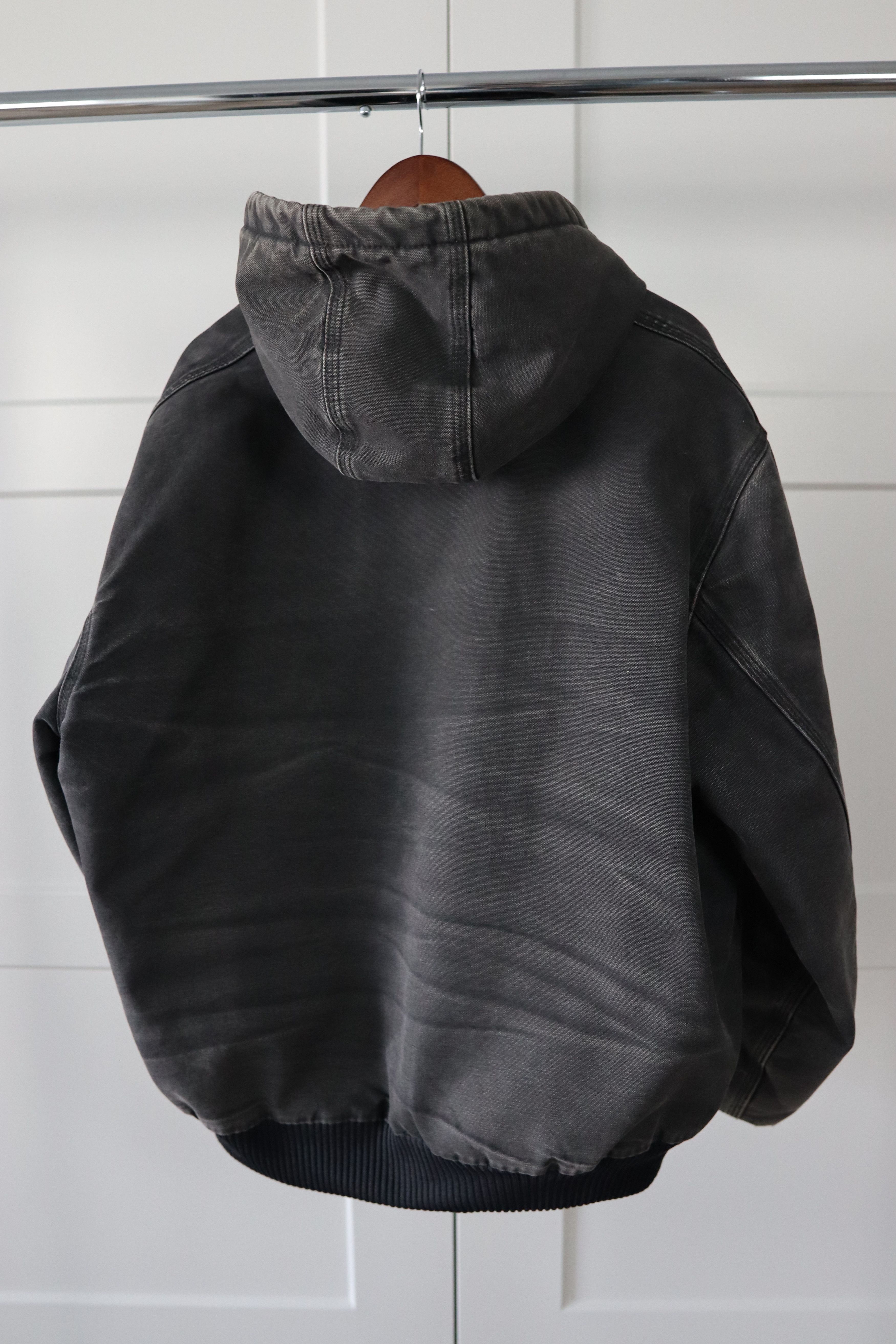 Carhartt Carhartt Faded Black Zip-Up Work Jacket Size US XL / EU 56 / 4 - 4 Thumbnail