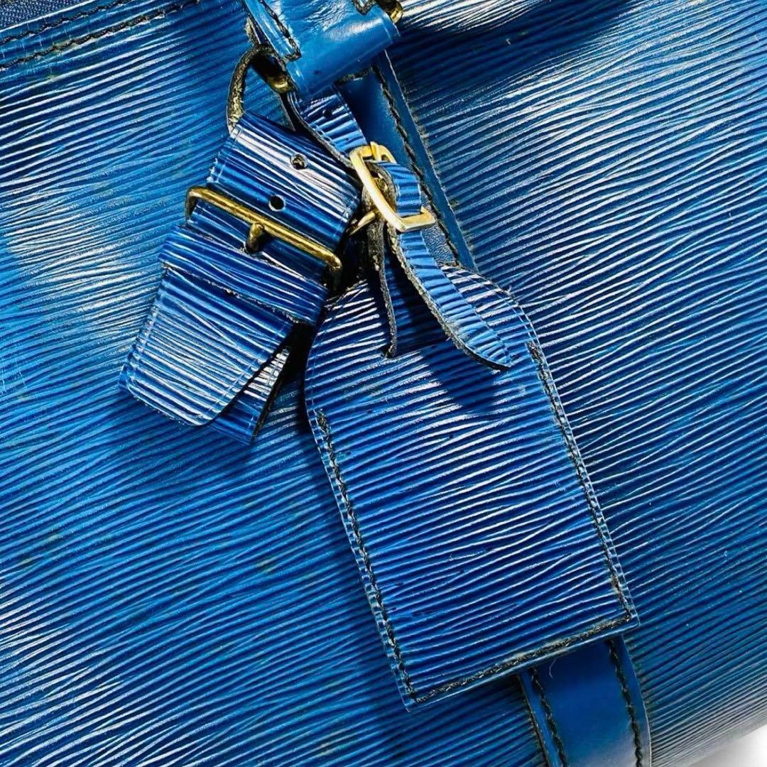 Louis Vuitton Louis Vuitton - Keepall 50 Epi Leather Blue Vintage Size ONE SIZE - 3 Thumbnail