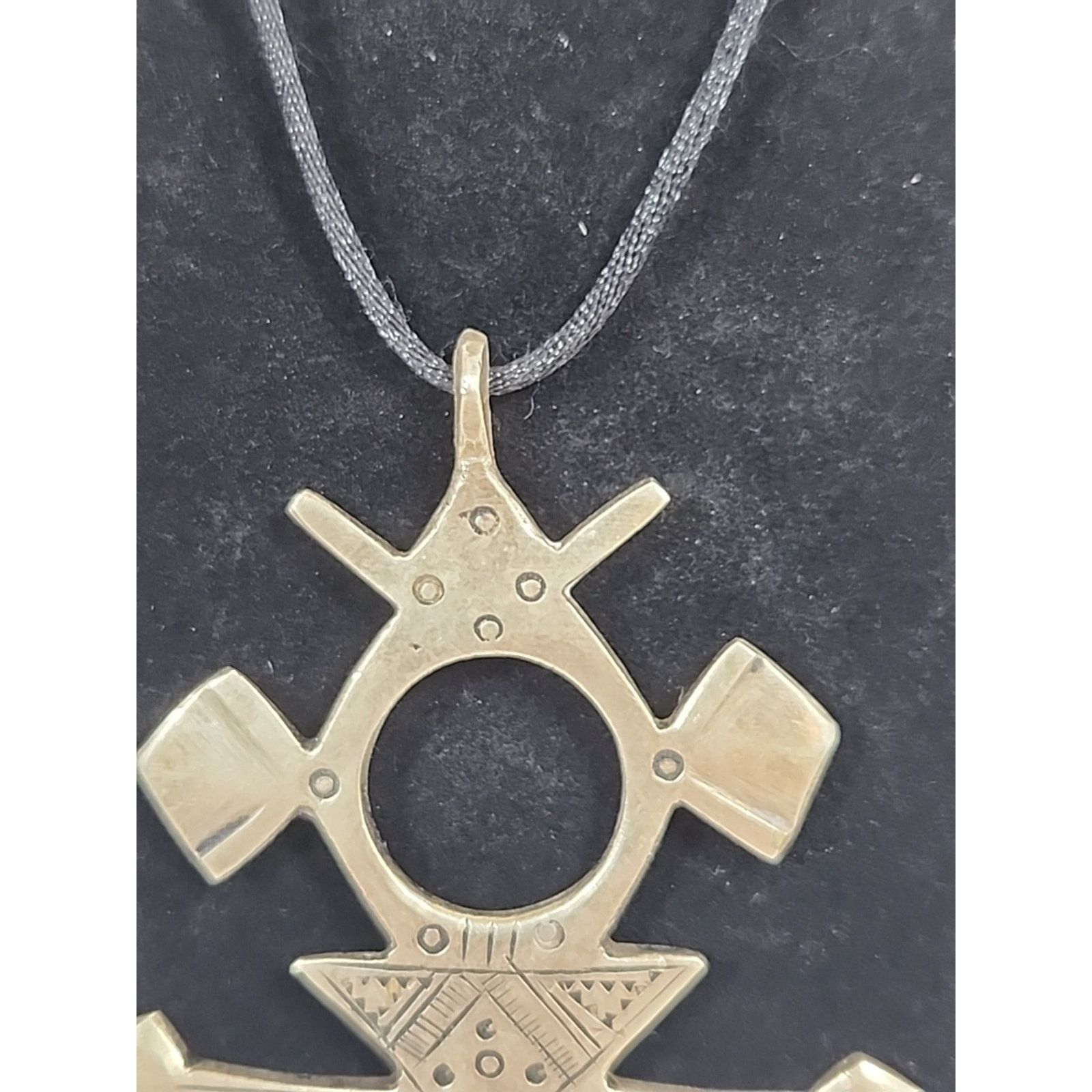 Other HANDMADE TUAREG MOROCCAN AFRICAN TRIBAL PENDANT 4” RARE! Size ONE SIZE - 3 Thumbnail