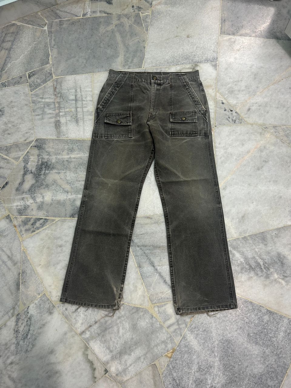 Japanese Brand Vintage Gung Ho "Baker" Fatigue Pants Size US 31 - 1 Thumbnail