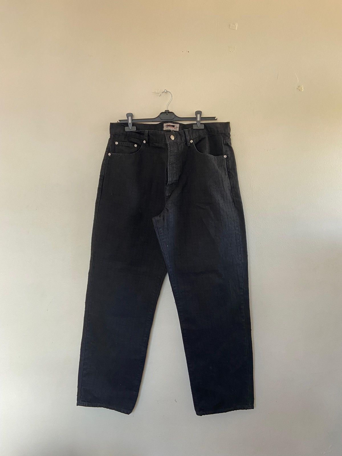 パンツ STUSSY BIG OL' JEAN NEEDLEPUNCH 28 STUSSY BIG OL' JEAN NEEDLEPUNCH 28 Stussy Needle Punch Big Ol Jeans