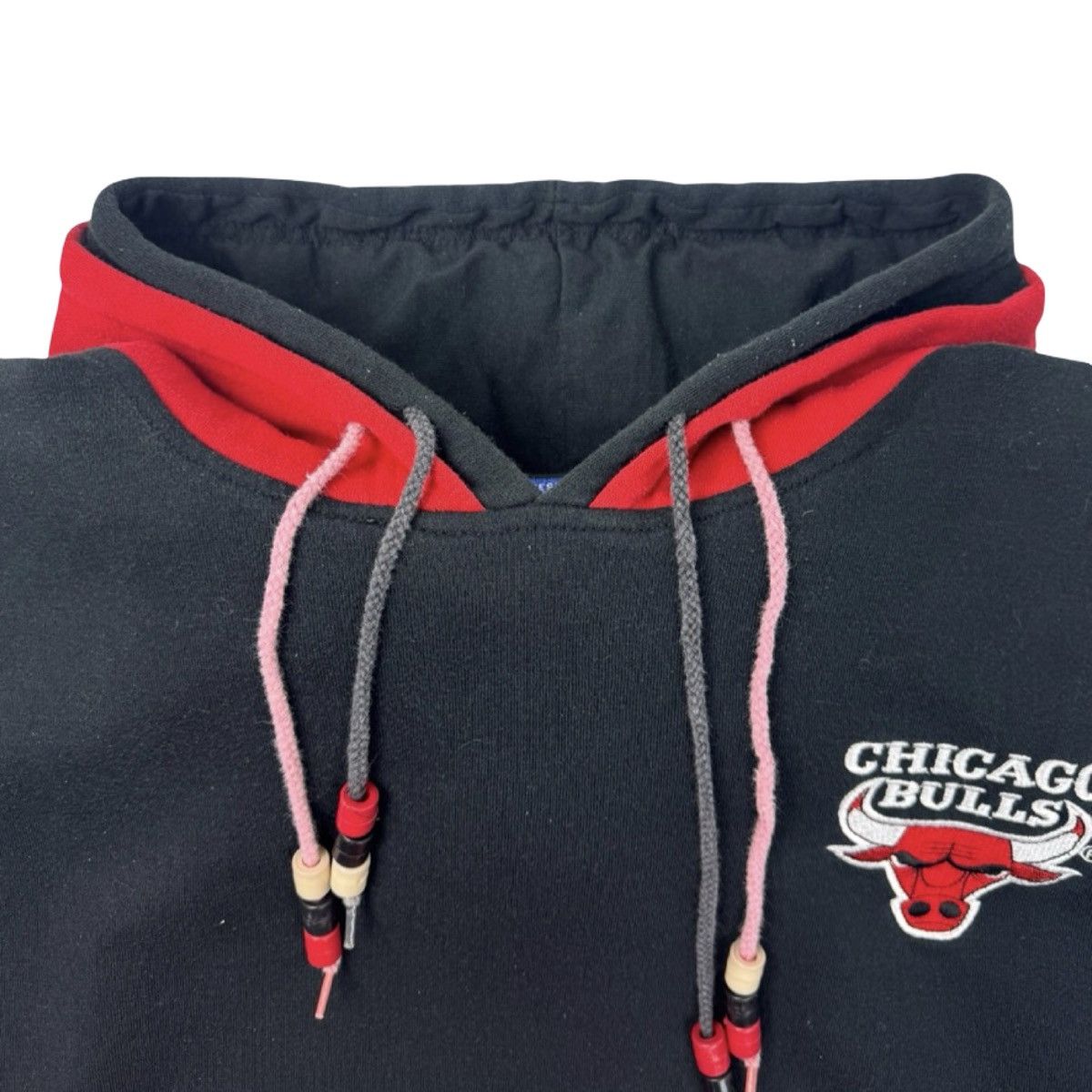 Starter Vintage Starter Chicago Bulls NBA Double Hood Hooded Hoodie Size US L / EU 52-54 / 3 - 3 Thumbnail