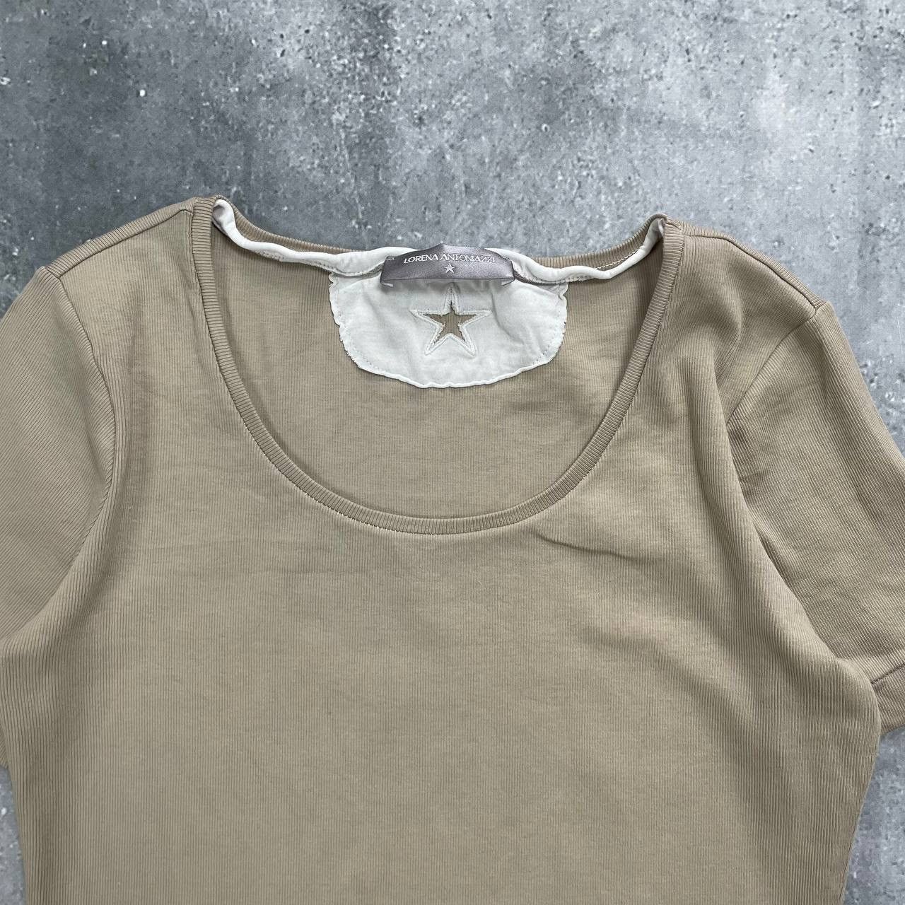 Other Lorena Antoniazzi Scoop Neck T Shirt Women’s Beige Size 44 Size M / US 6-8 / IT 42-44 - 4 Thumbnail