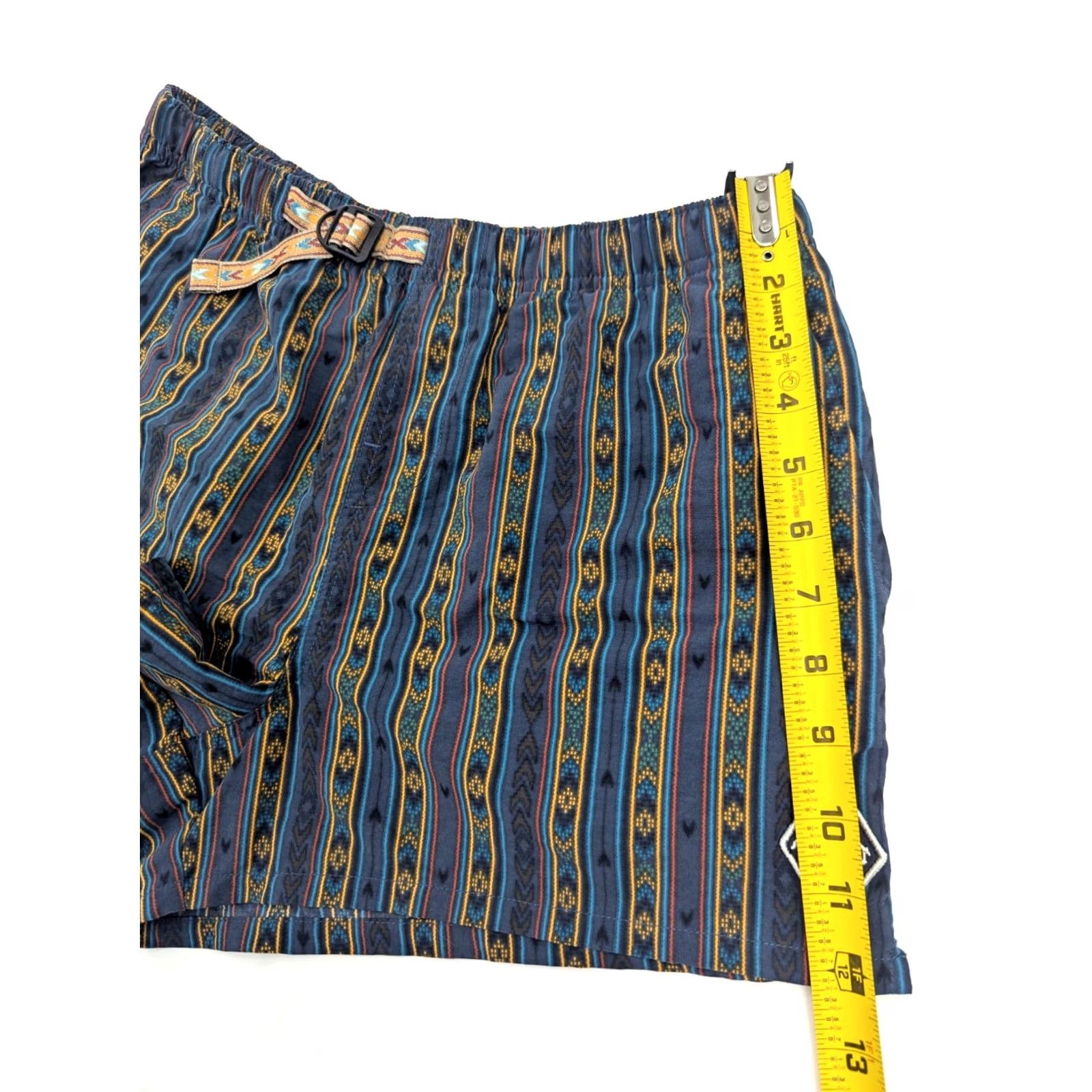 Prana prAna Indio Heritage Short Dark Sky Aztec Boho Belted Shorts, Women XS (27x3) Size 26" / US 2 / IT 38 - 5 Thumbnail