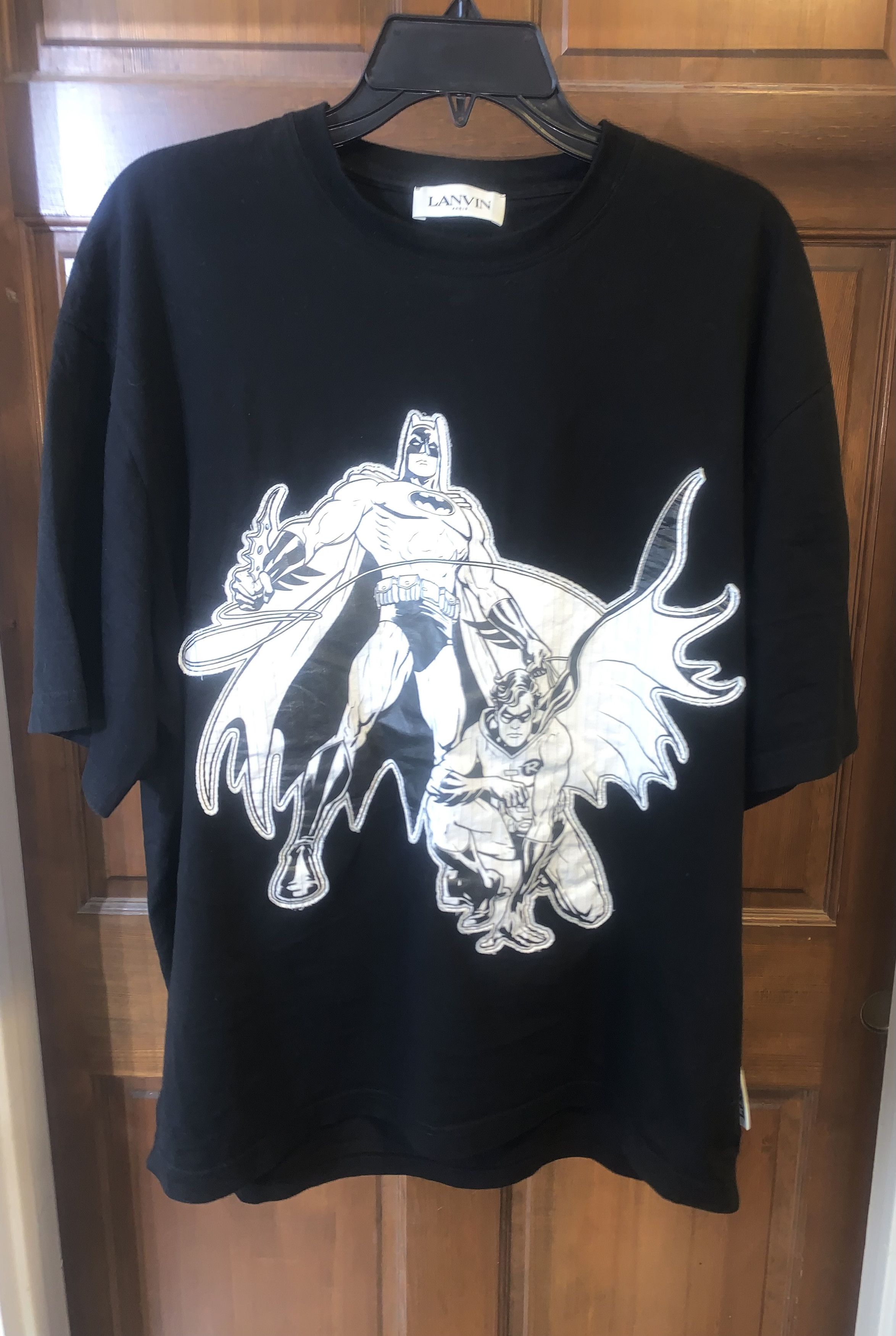 Lanvin Lanvin x DC Comics Batman and Robin T Shirt Size US L / EU 52-54 / 3 - 1 Thumbnail