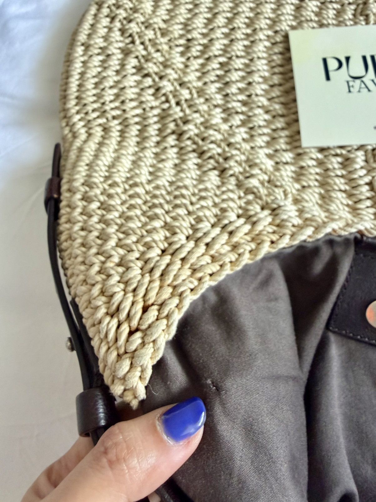 Yves Saint Laurent Yves Saint Laurent Mombasa Raffia Tom Ford Hobo Shoulder Bag Size ONE SIZE - 16 Thumbnail