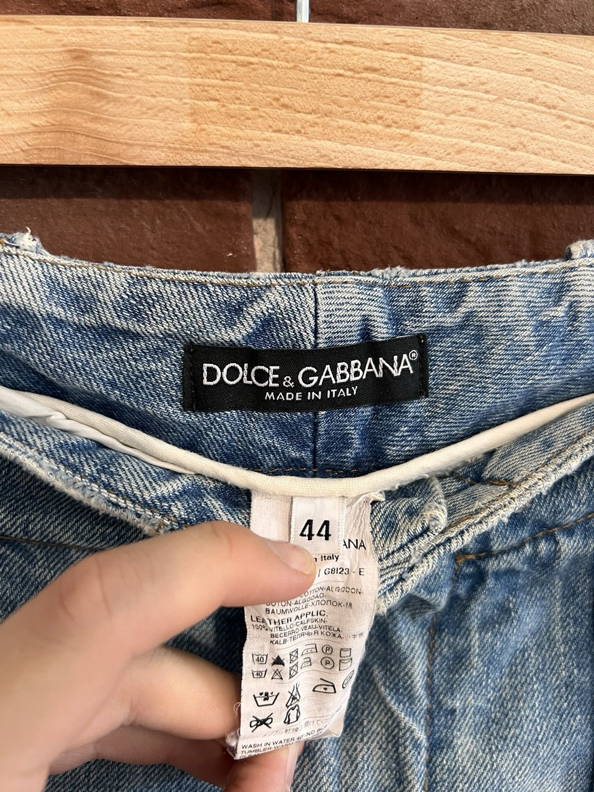 Dolce & Gabbana Vintage Dolce & Gabbana Jeans Cargo Denim Shorts Pants 44 Size US 28 / EU 44 - 6 Thumbnail