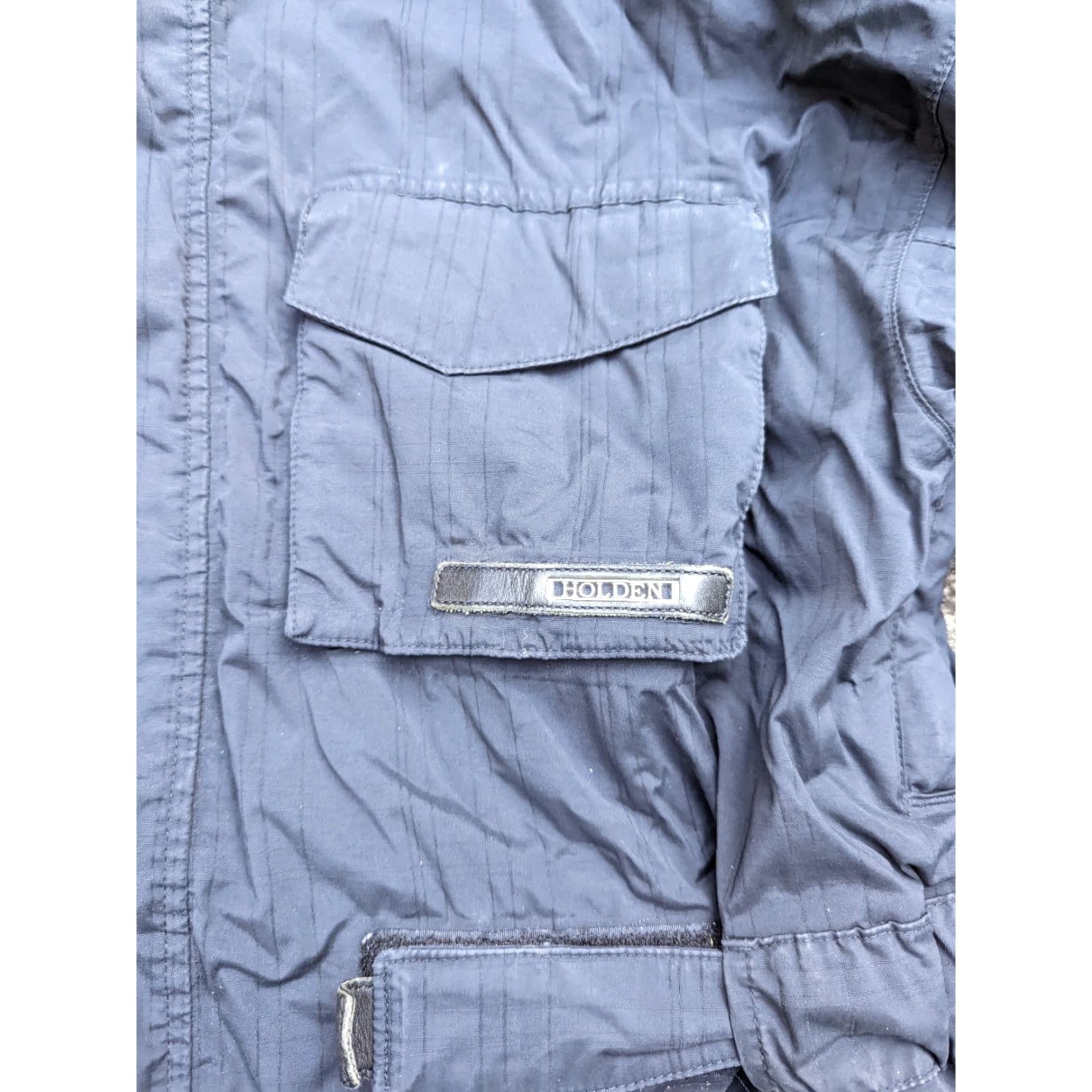 Vintage HOLDEN all weather Jacket - Black - L - Lightweight Windbreaker Winter Outdoor Women's Jacket Size L / US 10 / IT 46 - 3 Thumbnail