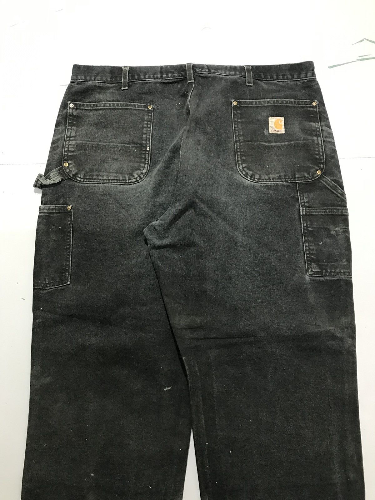 Carhartt Vintage carhartt B01 BLK double knee repaired denim Size US 42 / EU 58 - 11 Thumbnail