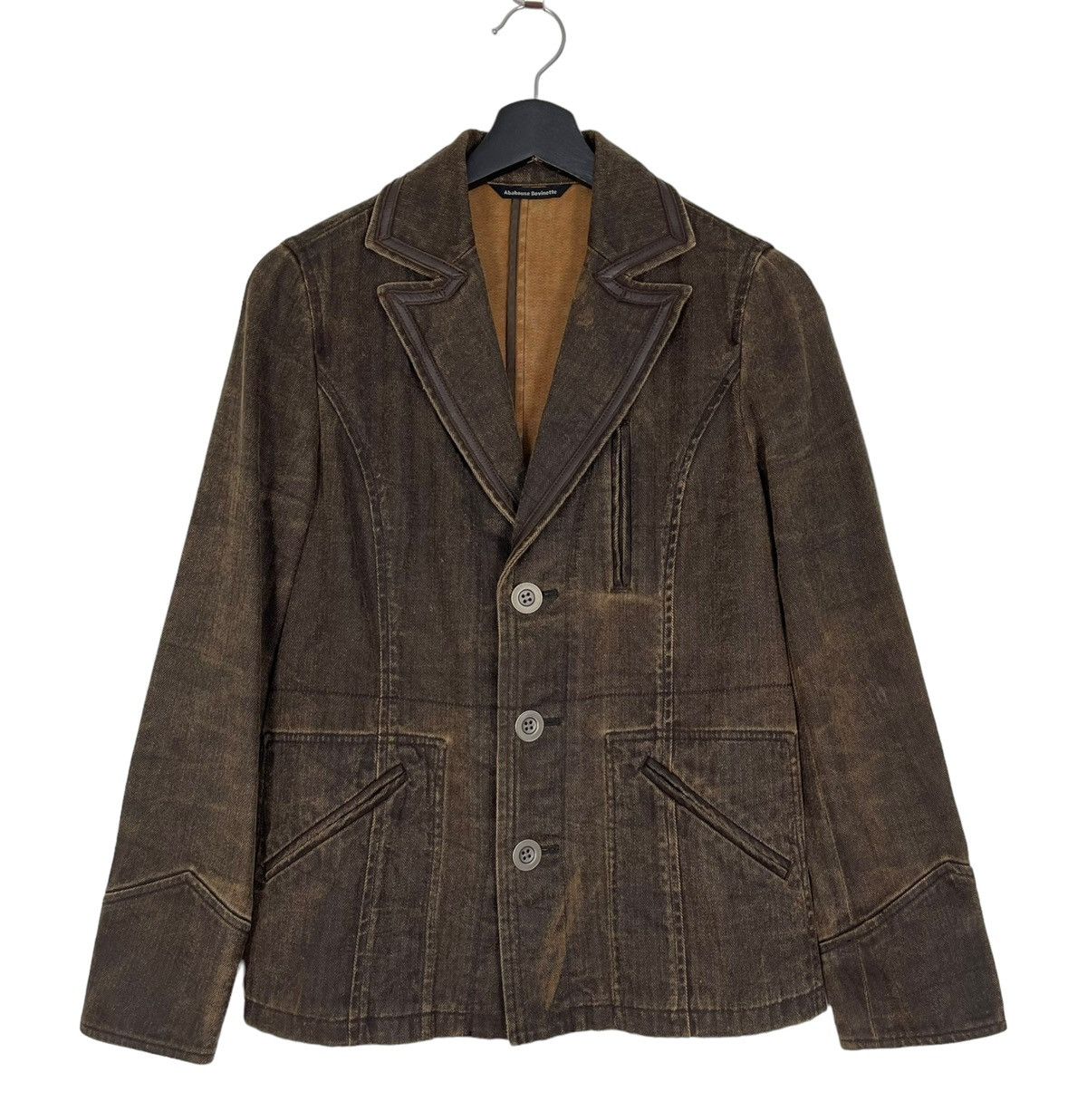 ABAHOUSE Vintage Abahouse Devinette HBT Waxed Jacket Size US S / EU 44-46 / 1 - 1 Thumbnail