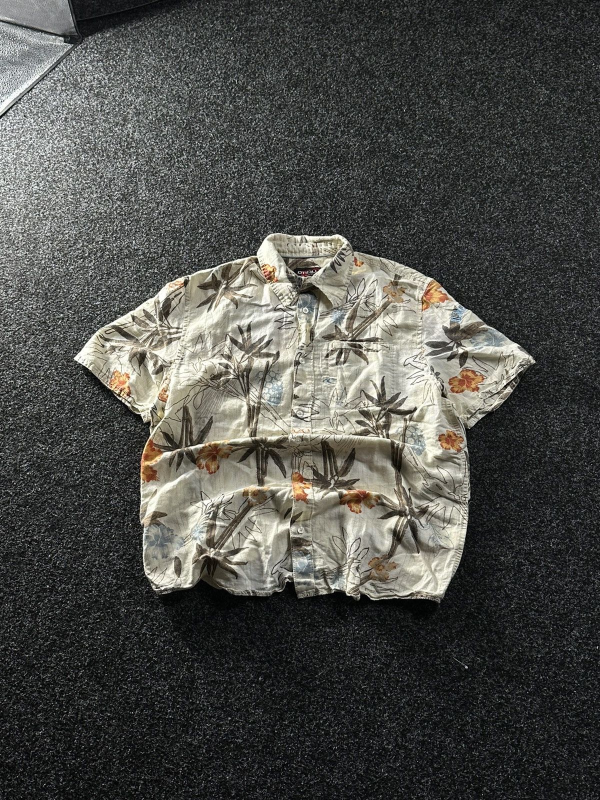 O'Neill × Vintage 🚨Vintage Y2K ONEILL SURF RARE OVERPRINT Button-up Shirt Size US XL / EU 56 / 4 - 1 Thumbnail
