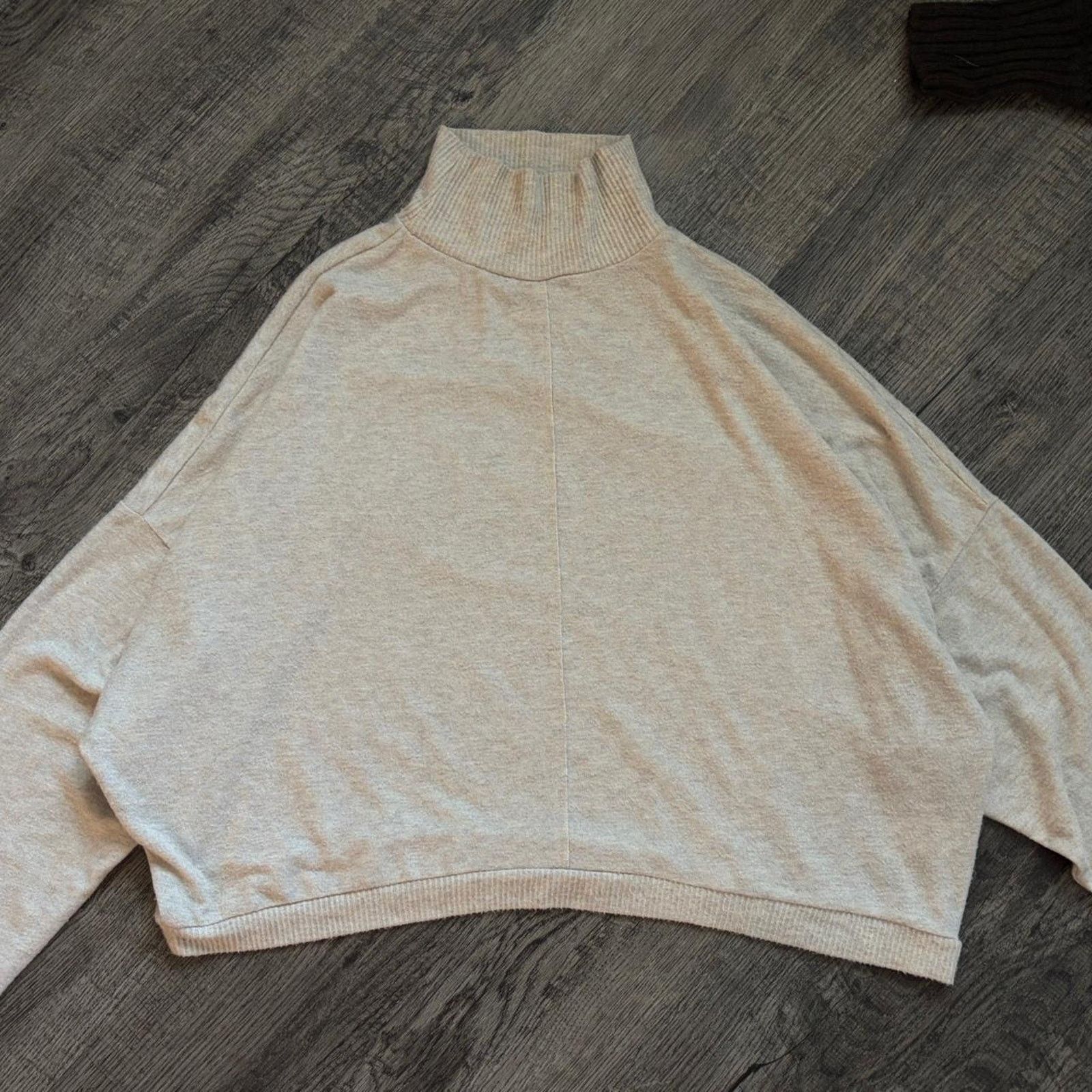 Lucky Brand Lucky brand cream turtleneck long sleeve Size L / US 10 / IT 46 - 2 Thumbnail