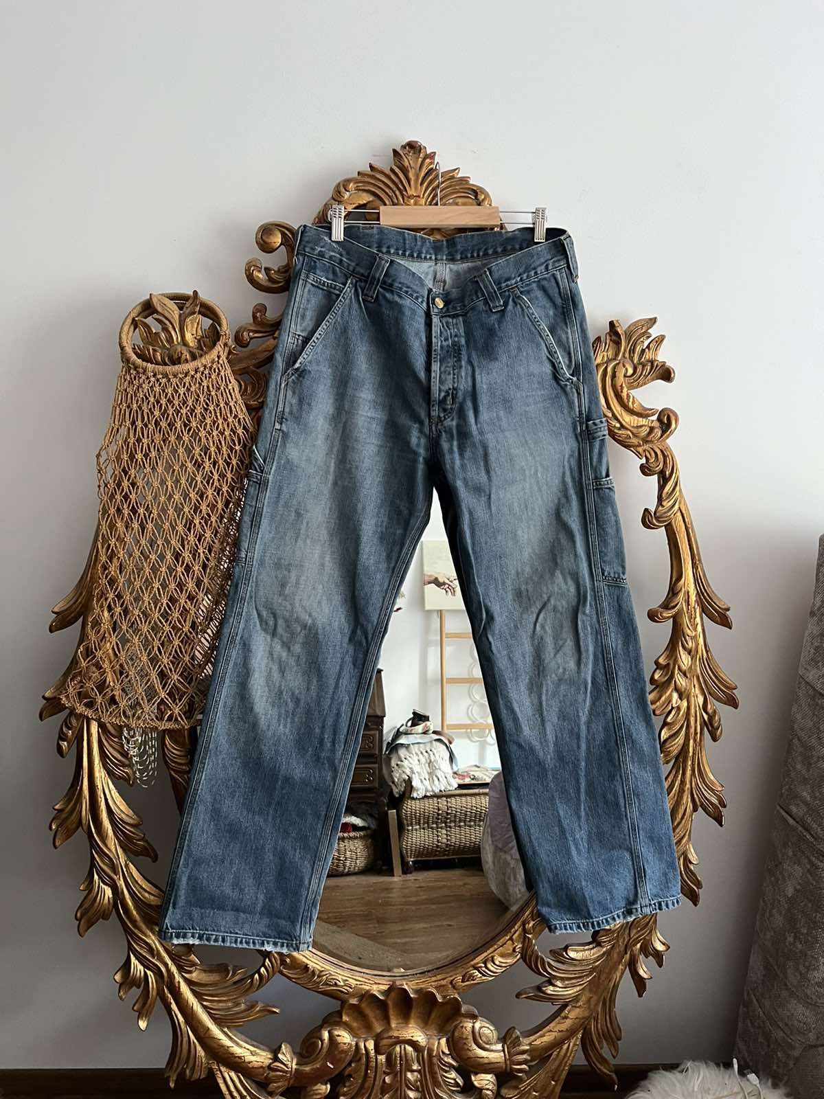 Carhartt × Vintage VINTAGE CARHARTT CARPENTER FADED JEANS DENIM PANTS 31x34 Size US 34 / EU 50 - 2 Thumbnail