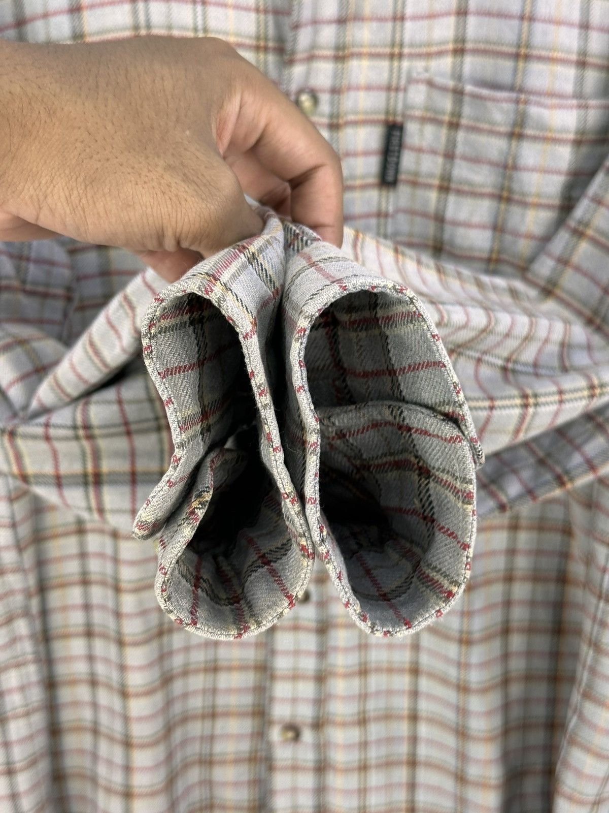 First MFG Co. First Down Plaid Check Flannel Shirt Button Up Size US L / EU 52-54 / 3 - 7 Thumbnail