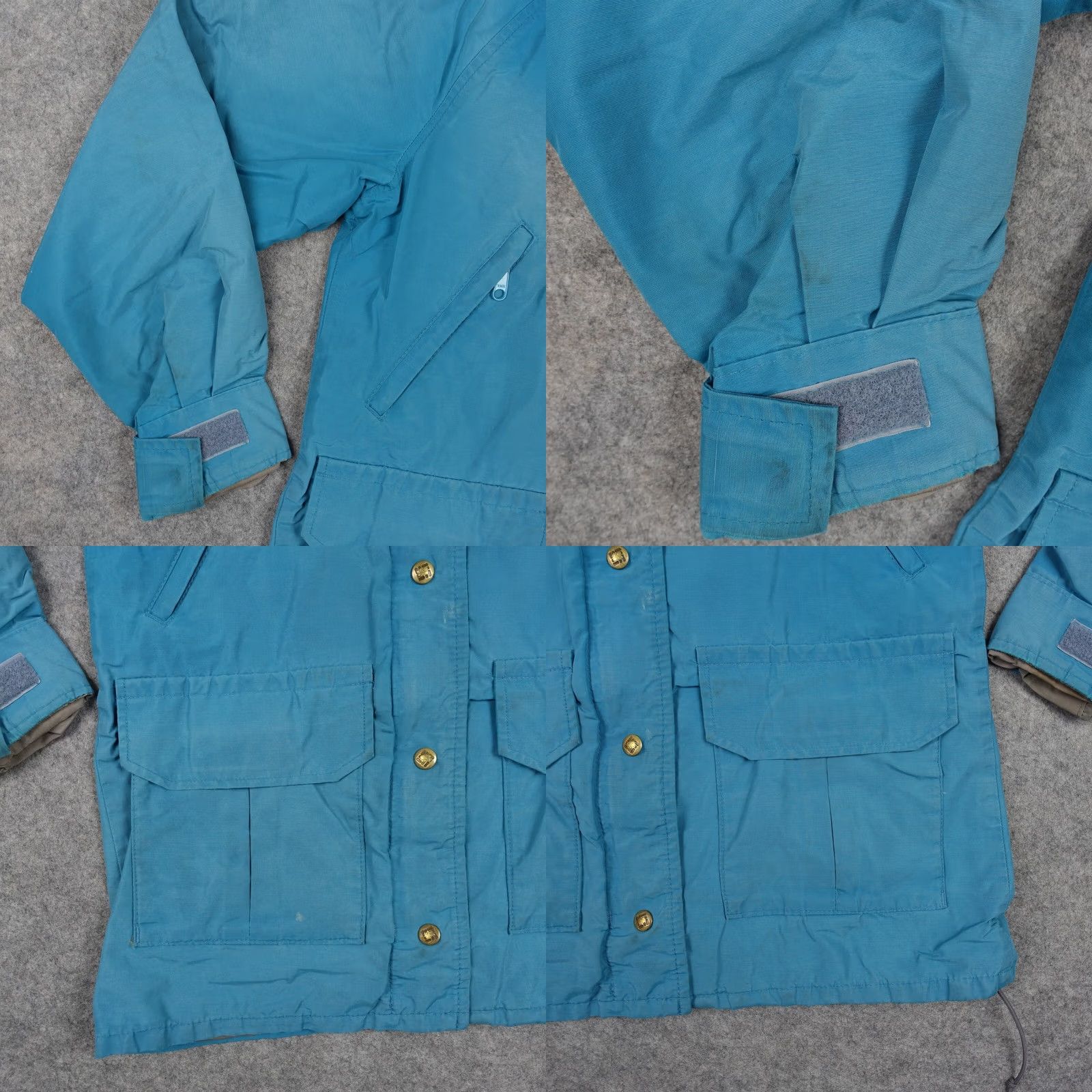 Vintage VINTAGE Columbia Jacket Womens Small Blue Full Zip Rain Coat 1970s Safari Hiking Size S / US 4 / IT 40 - 8 Thumbnail