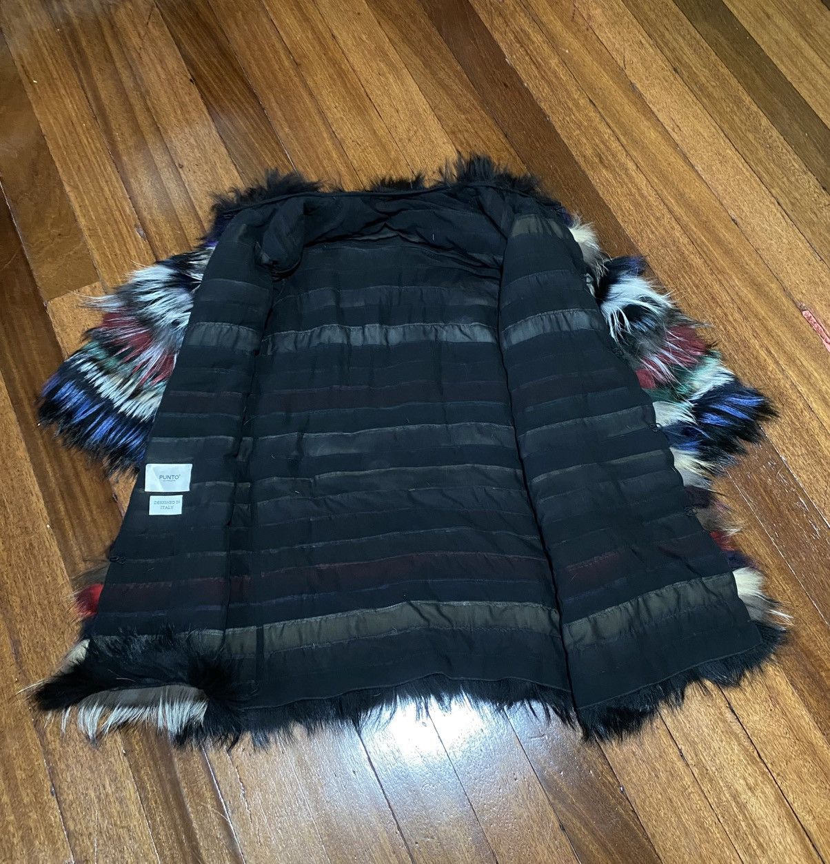 Other Punto Leather & Fur- Multicolor Fox Fur Jacket Size M / US 6-8 / IT 42-44 - 12 Thumbnail