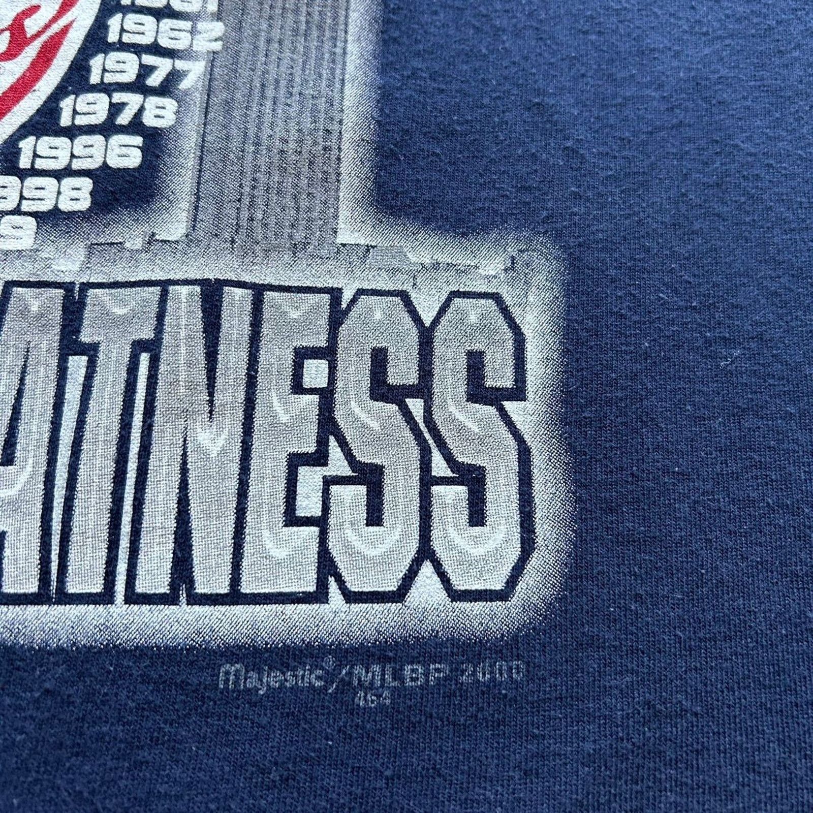 Majestic Vintage Y2K New York Yankees MLB Shirt XL Majestic Baseball Size US XL / EU 56 / 4 - 8 Thumbnail
