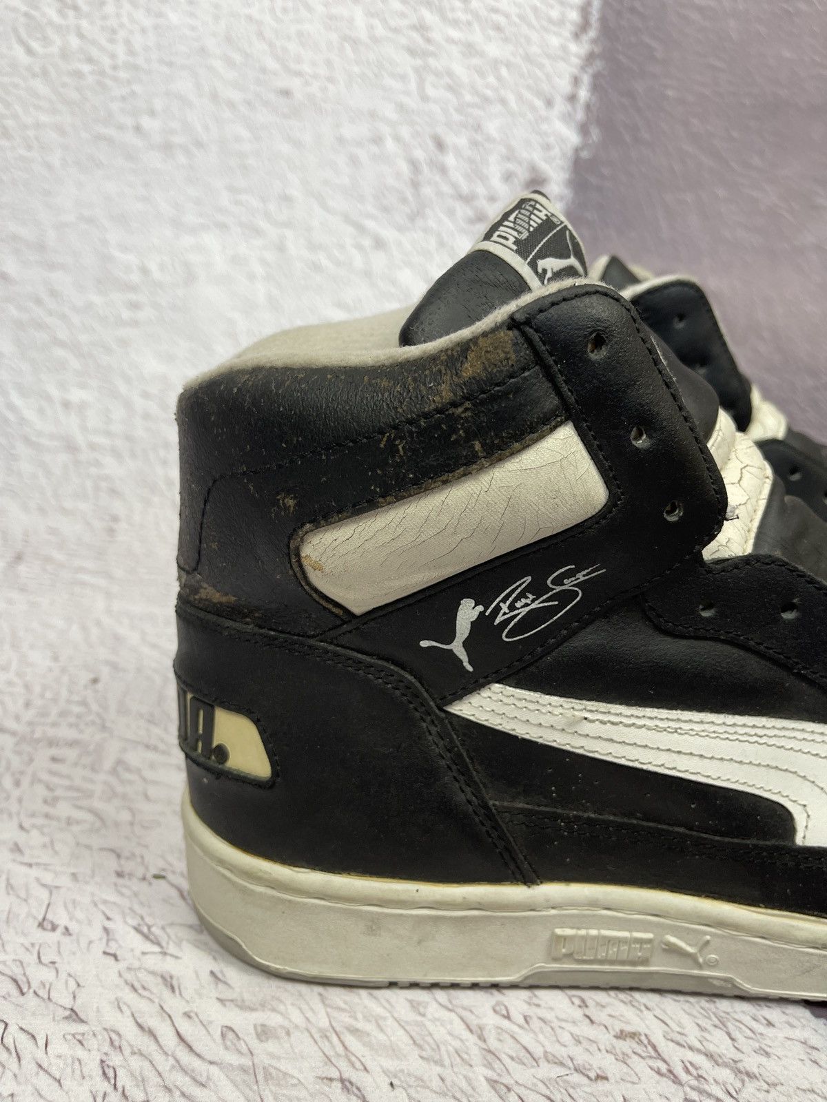 Puma Puma x Ralph Sampson vintage 80s 90s rare high top sneakers Size US 11.5 / EU 44-45 - 2 Thumbnail