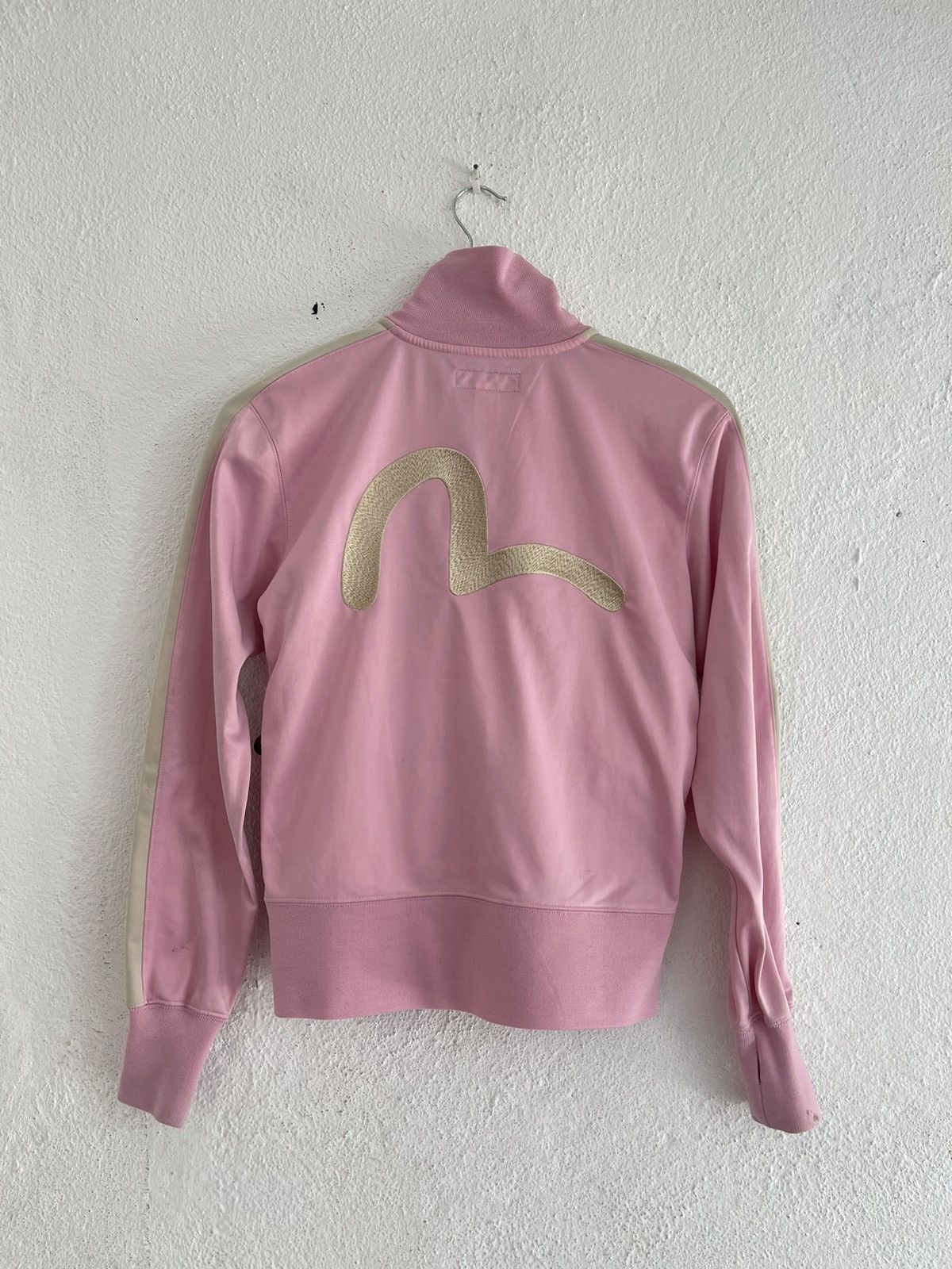 image of Evisu Tracktop Embroidery Jacket in Pink, Women's (Size Medium)