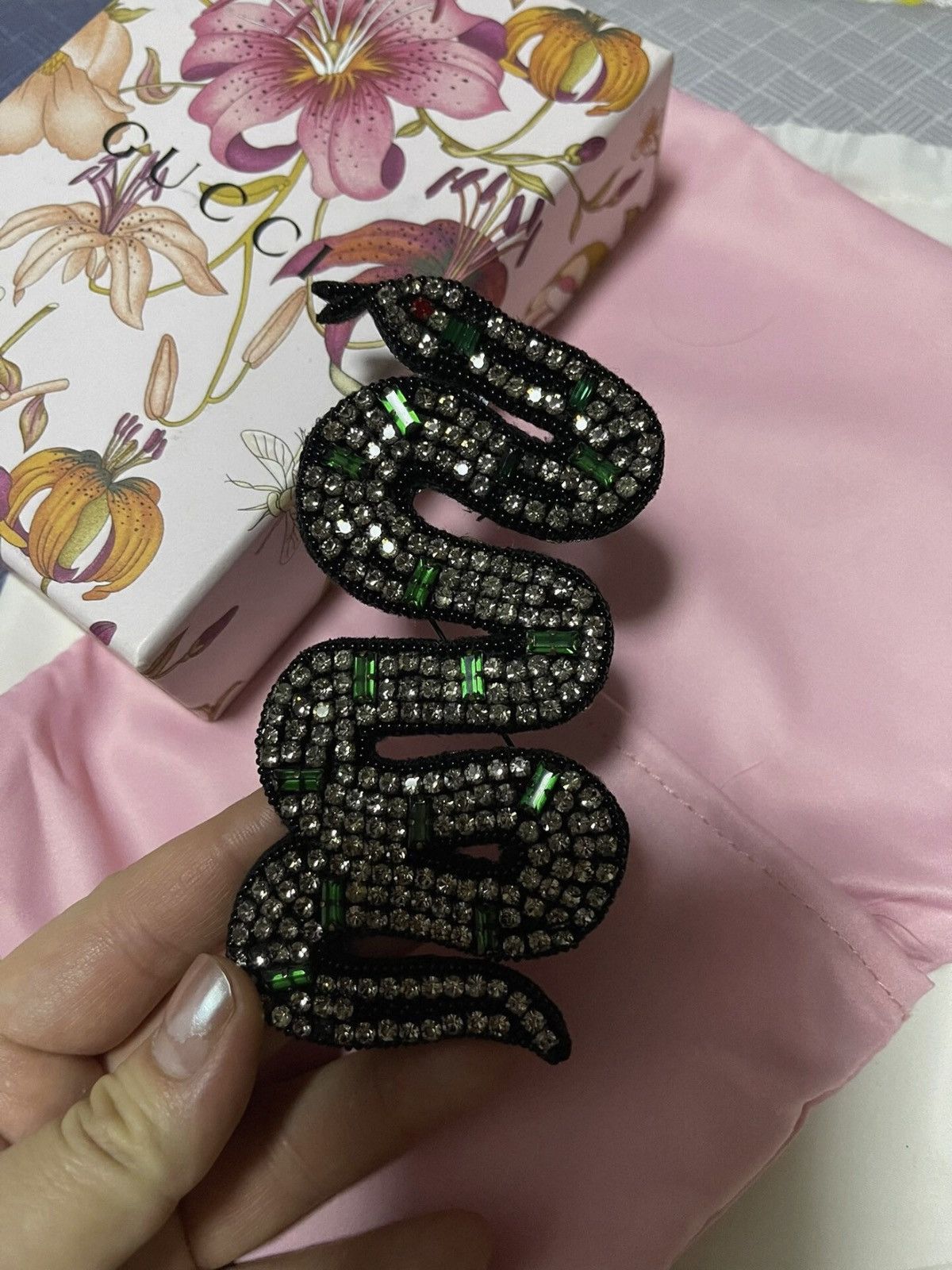 Gucci Gucci runway snake brooch Size ONE SIZE - 1 Thumbnail