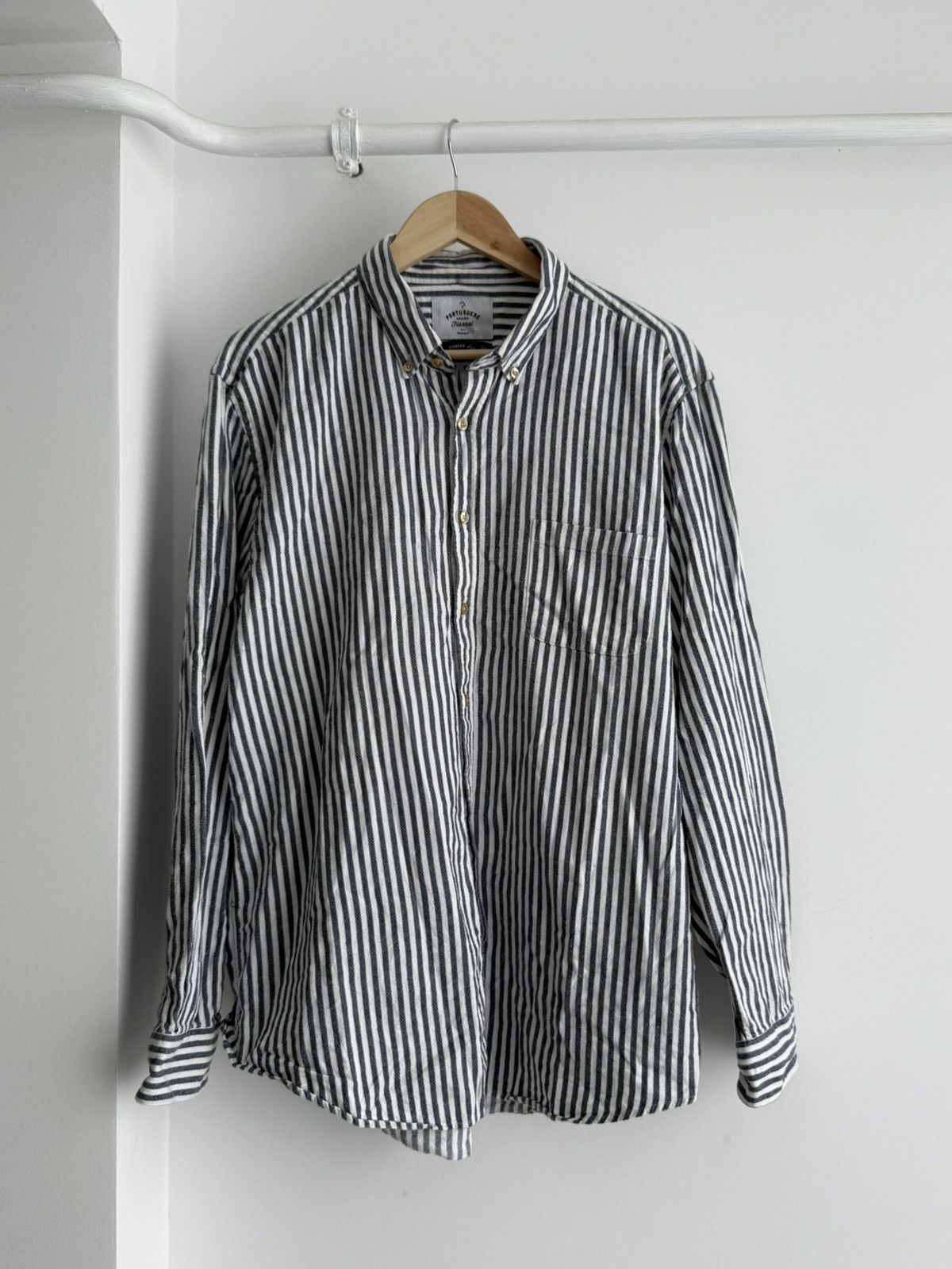 Portuguese Flannel Pioneer Stripe Shirt