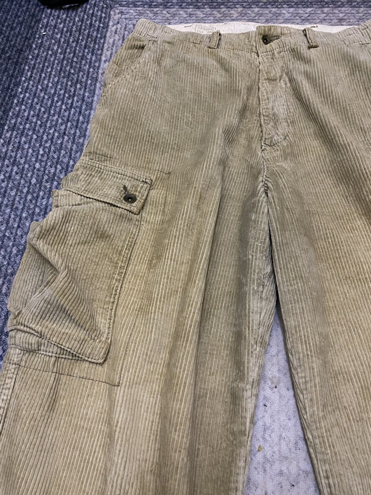 Johnbull JOHNBULL RIPPED FLARED CARGO CORDUROY PANT Size US 33 - 4 Thumbnail