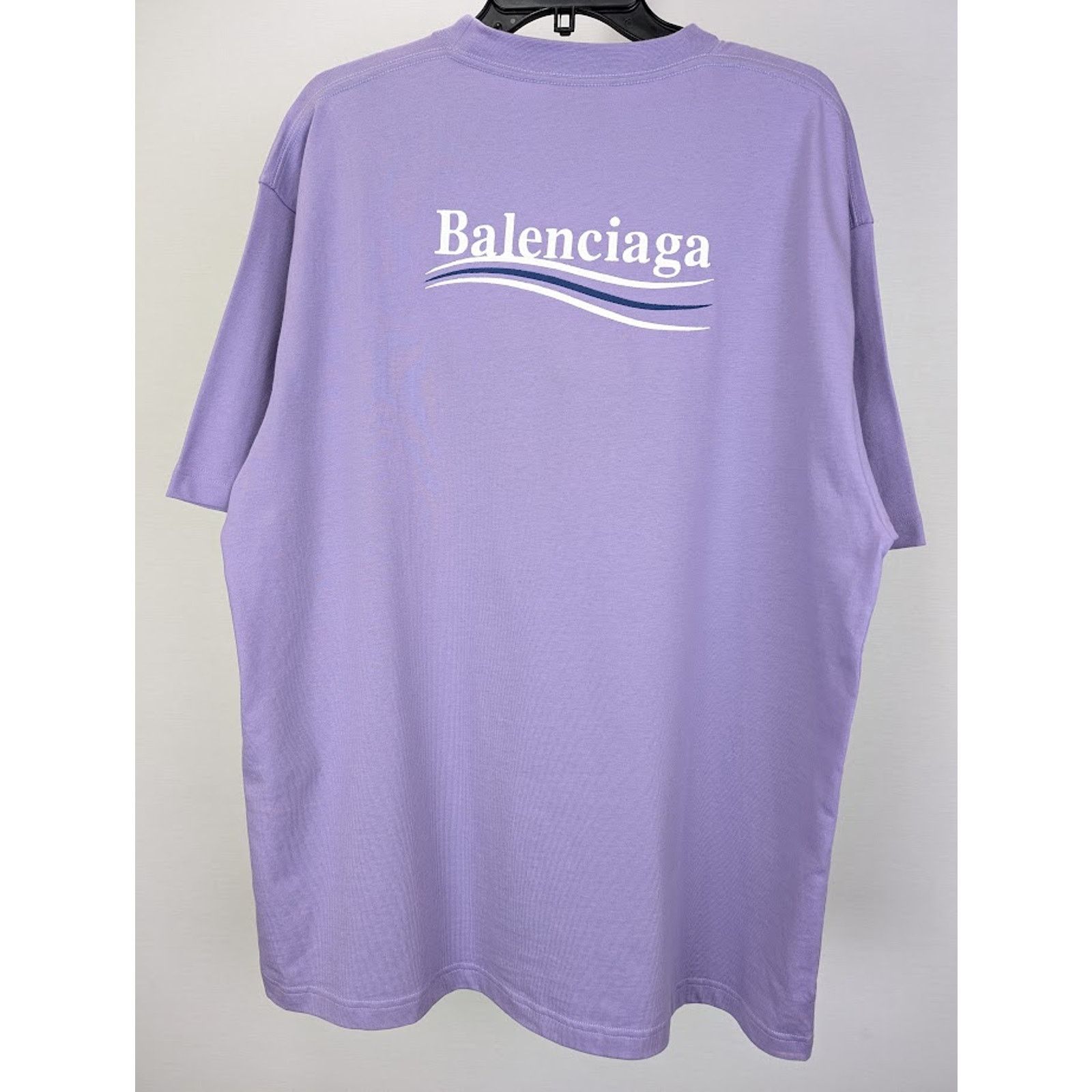 Balenciaga o1rshd1 Political Logo Large Fit T-Shirt Size US L / EU 52-54 / 3 - 9 Thumbnail