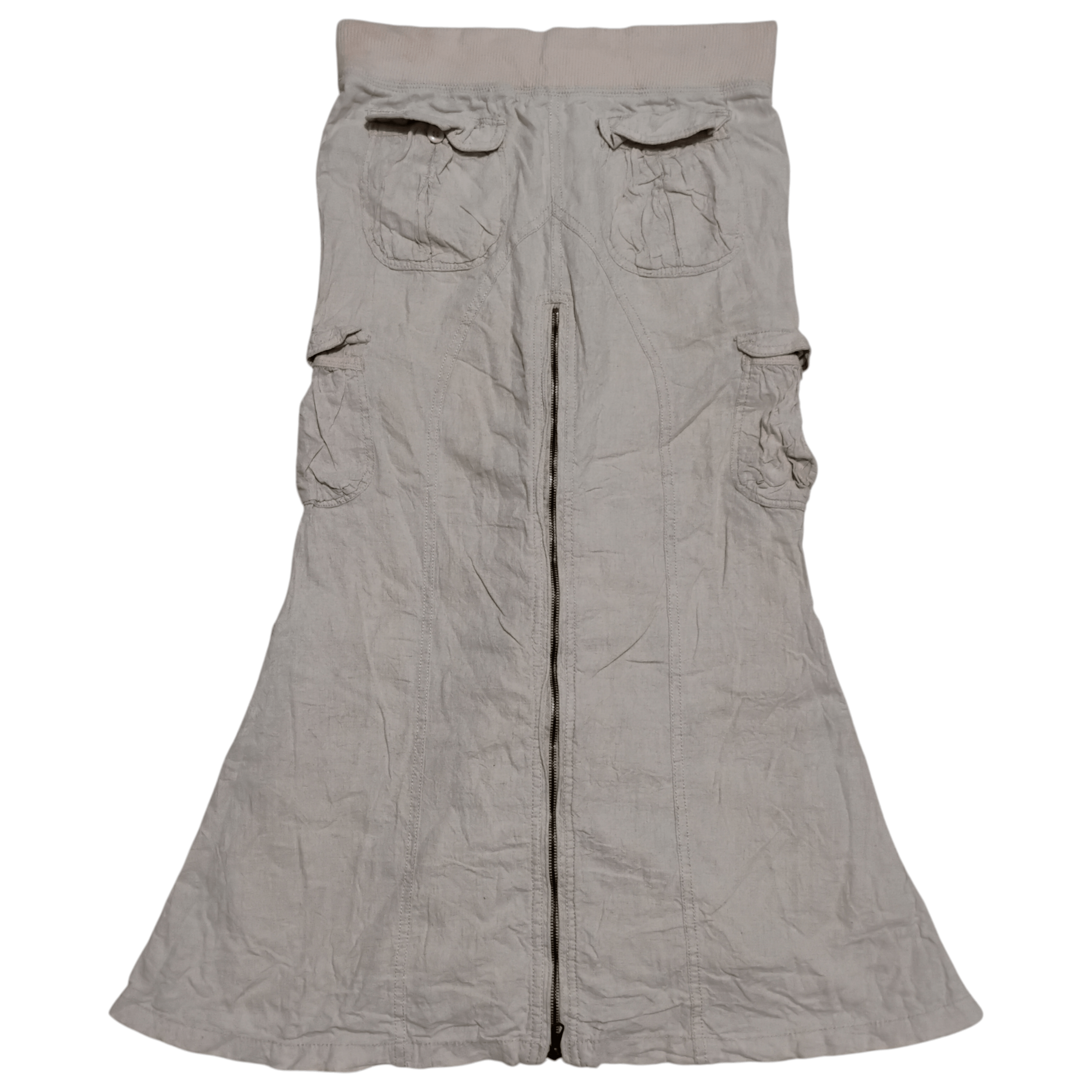GOA G.O.A Military Multi Zipper Cargo Skrits Size 30" / US 8 / IT 44 - 2 Thumbnail