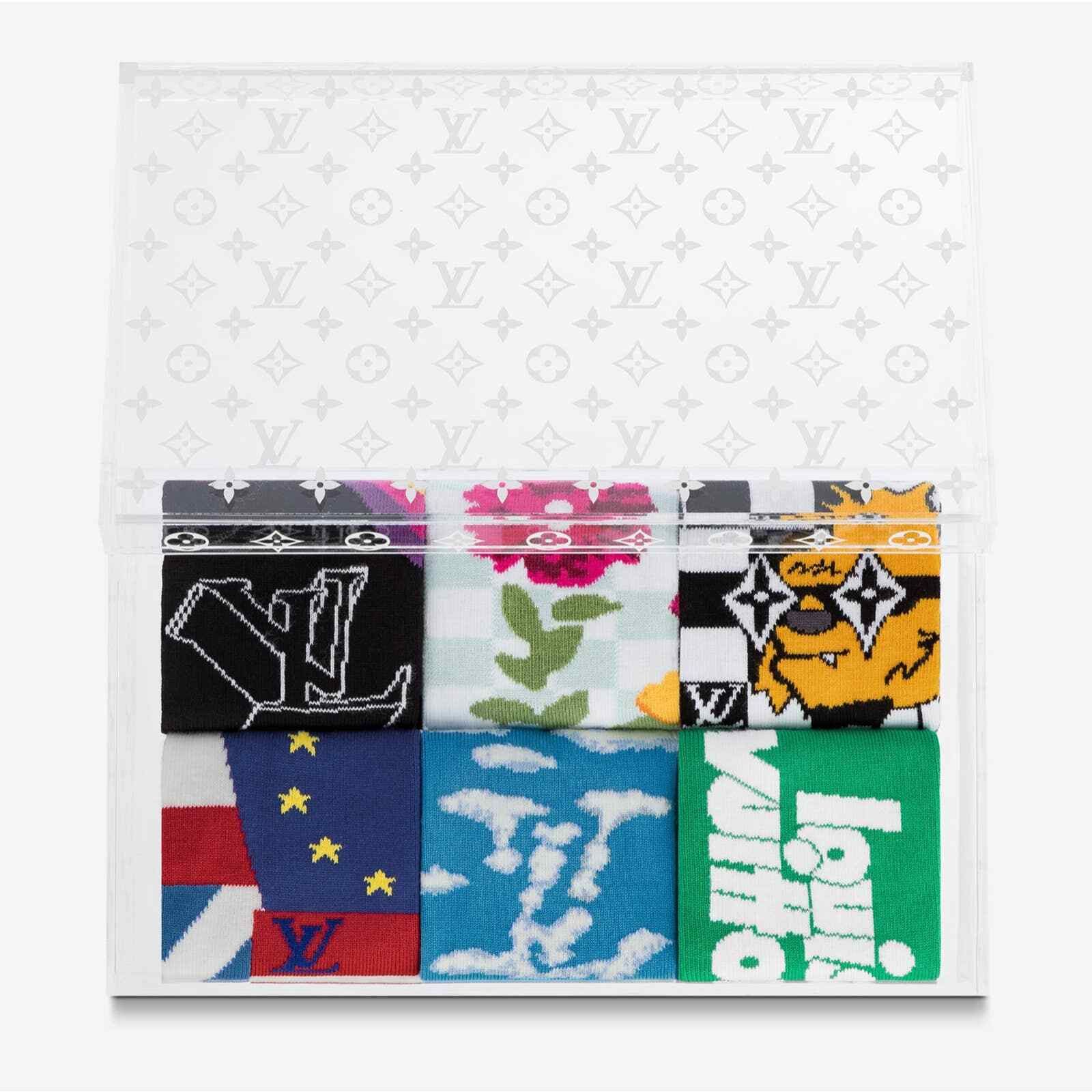Louis Vuitton Louis Vuitton LV Archives 6 Socks Set Boite Scott Monogram Size ONE SIZE - 10 Thumbnail