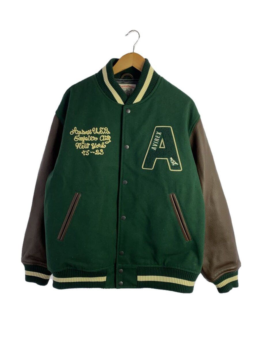 Avirex Avirex Nyc Leather Stadium Jacket Brown Size US XXL / EU 58 / 5 - 1 Thumbnail