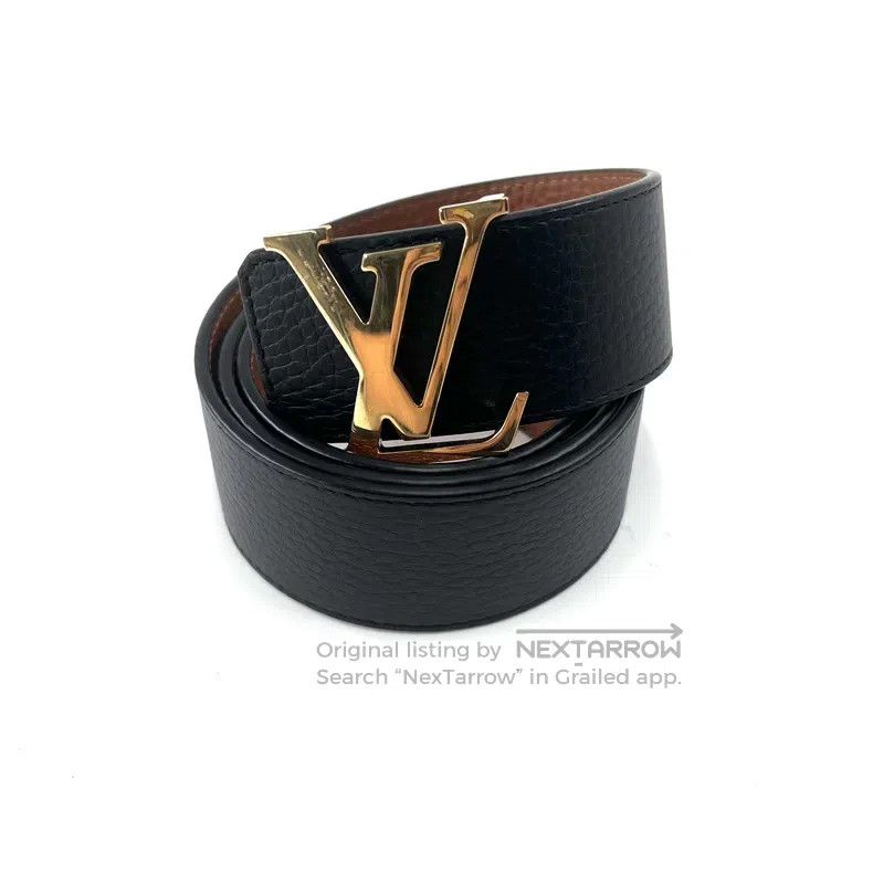 Louis Vuitton Louis Vuitton Gold Brown Pharrell Ranch Western Belt
