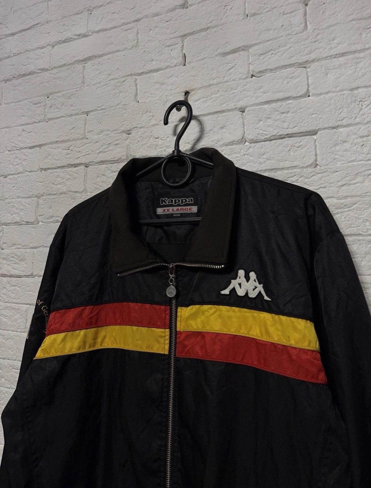Kappa Vintage Kappa Germany Full Zip Bomber Jacket Huge Logo Sz XL Size US XL / EU 56 / 4 - 2 Thumbnail