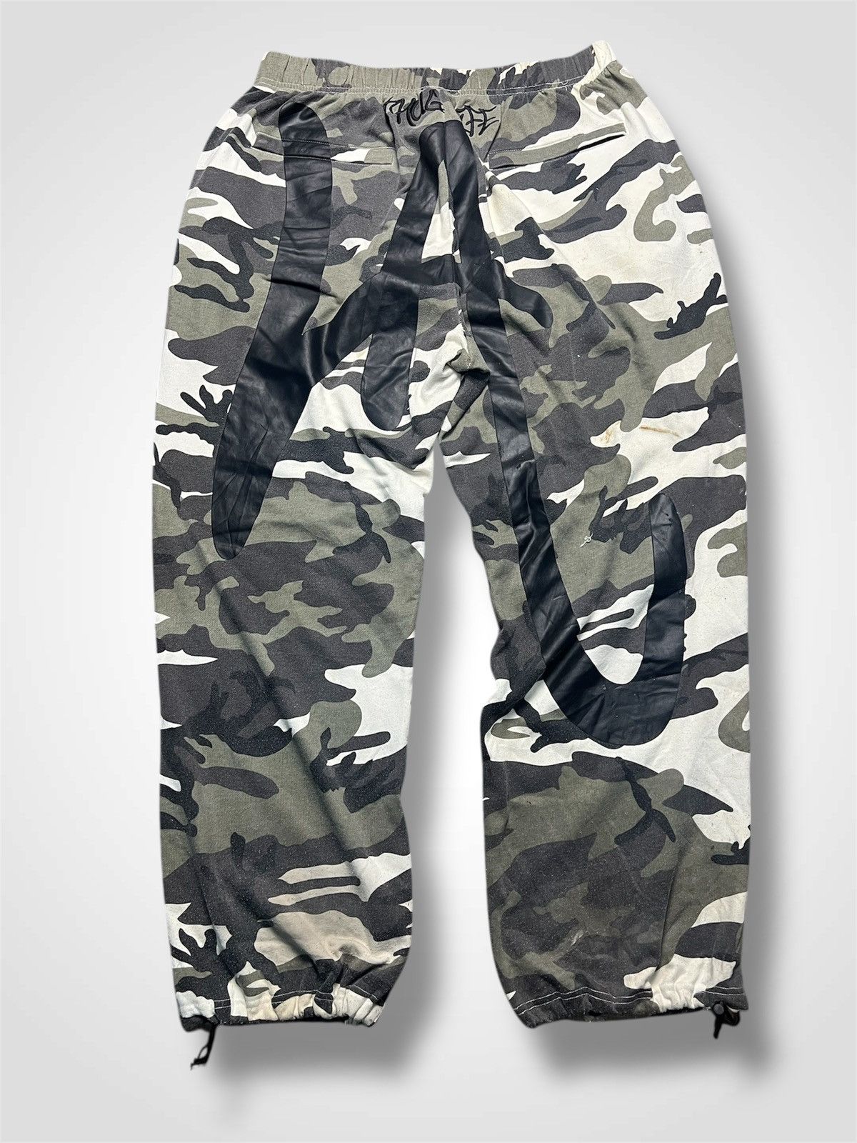 Los Angeles Apparel Camo Joggers THUG LIFE Westside LA Streetwear (41) Size US 34 / EU 50 - 2 Thumbnail