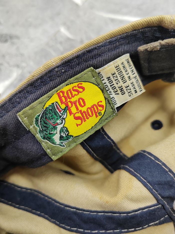 Bass Pro Shops Vintage Bass Pro Distressed Style Cap Hat Size ONE SIZE - 5 Thumbnail