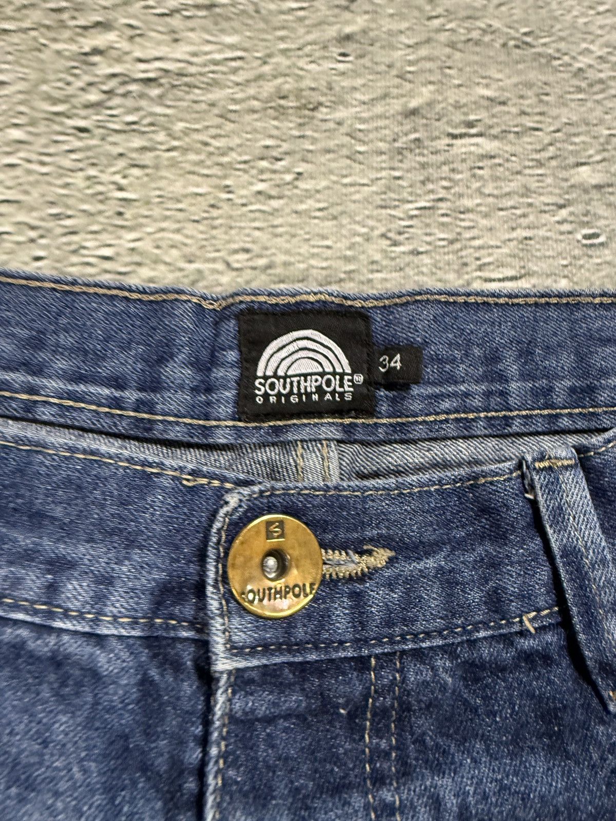 Southpole Southpole Jeans vintage big logo skate hip hop denim pants Size US 34 / EU 50 - 9 Thumbnail