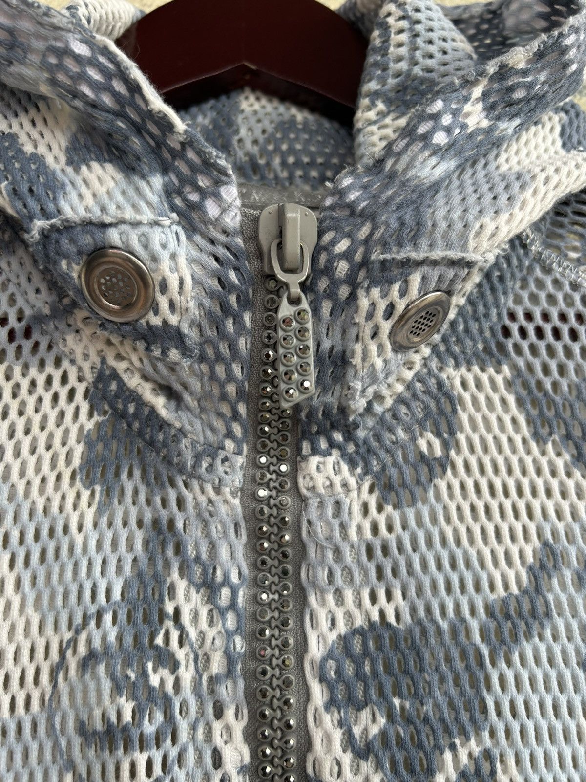FranCisT MOR.K.S Zip Up Camo Mesh Hoodie Size XXS / US 00 / IT 34 - 6 Thumbnail