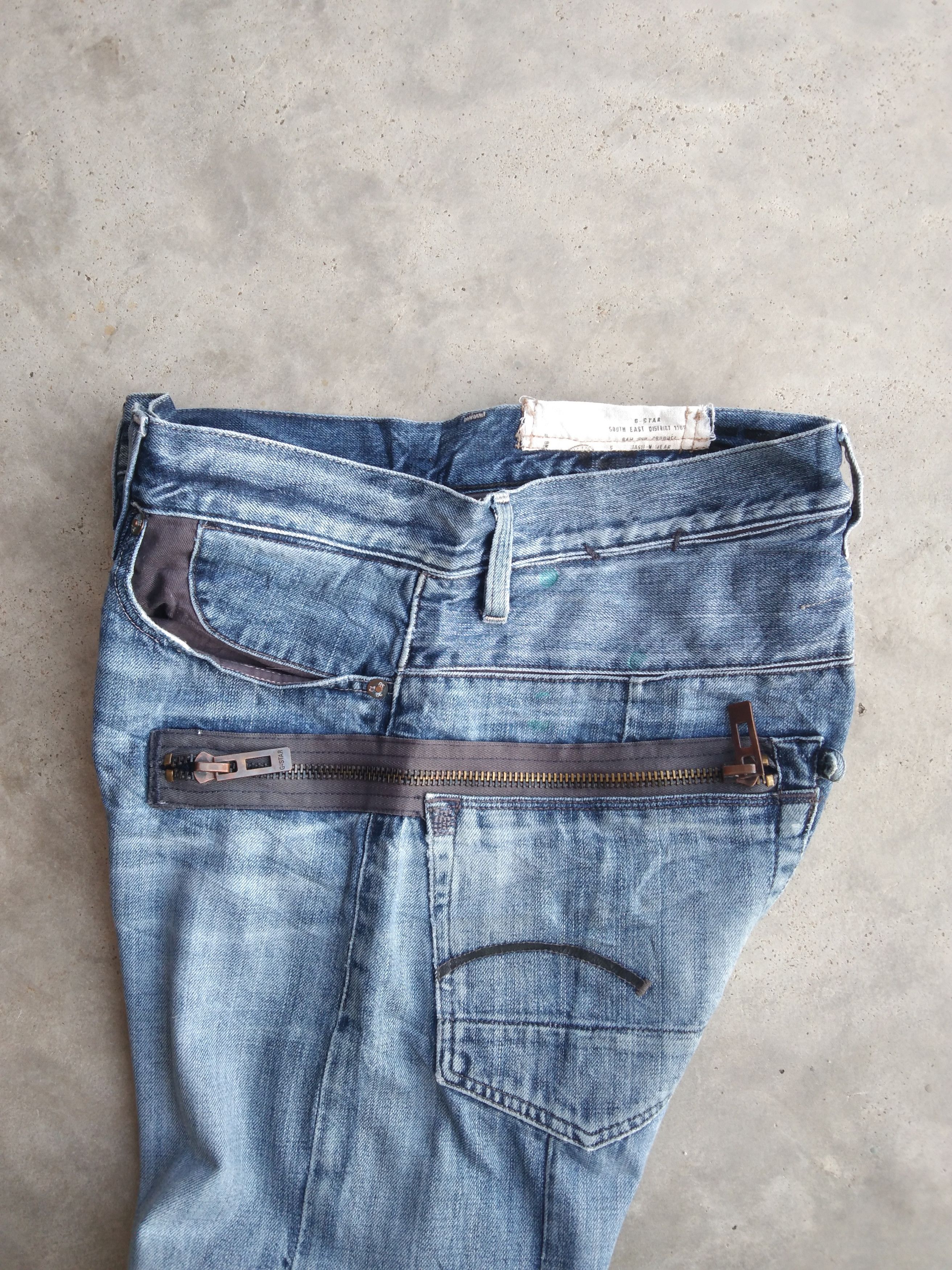 G-Star G Star Raw ZIPPED Jeans 32x35 Size US 32 / EU 48 - 6 Thumbnail