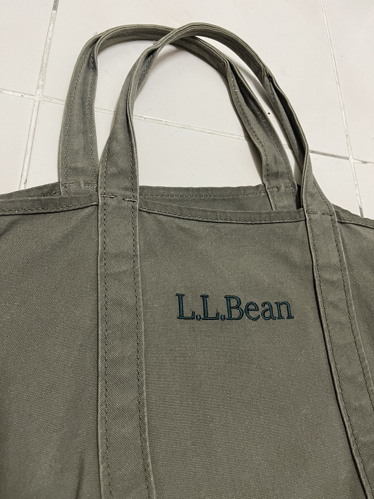 L.L. Bean VINTAGE DUCK CANVAS LL BEAN USA TOTES BAG Size ONE SIZE - 4 Thumbnail