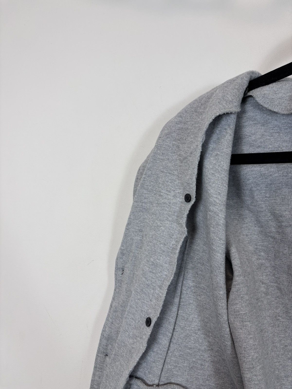 Japanese Brand Japanese Brand Men’s Minimalist Grey Cotton Blazer Jacket Size US S / EU 44-46 / 1 - 10 Thumbnail